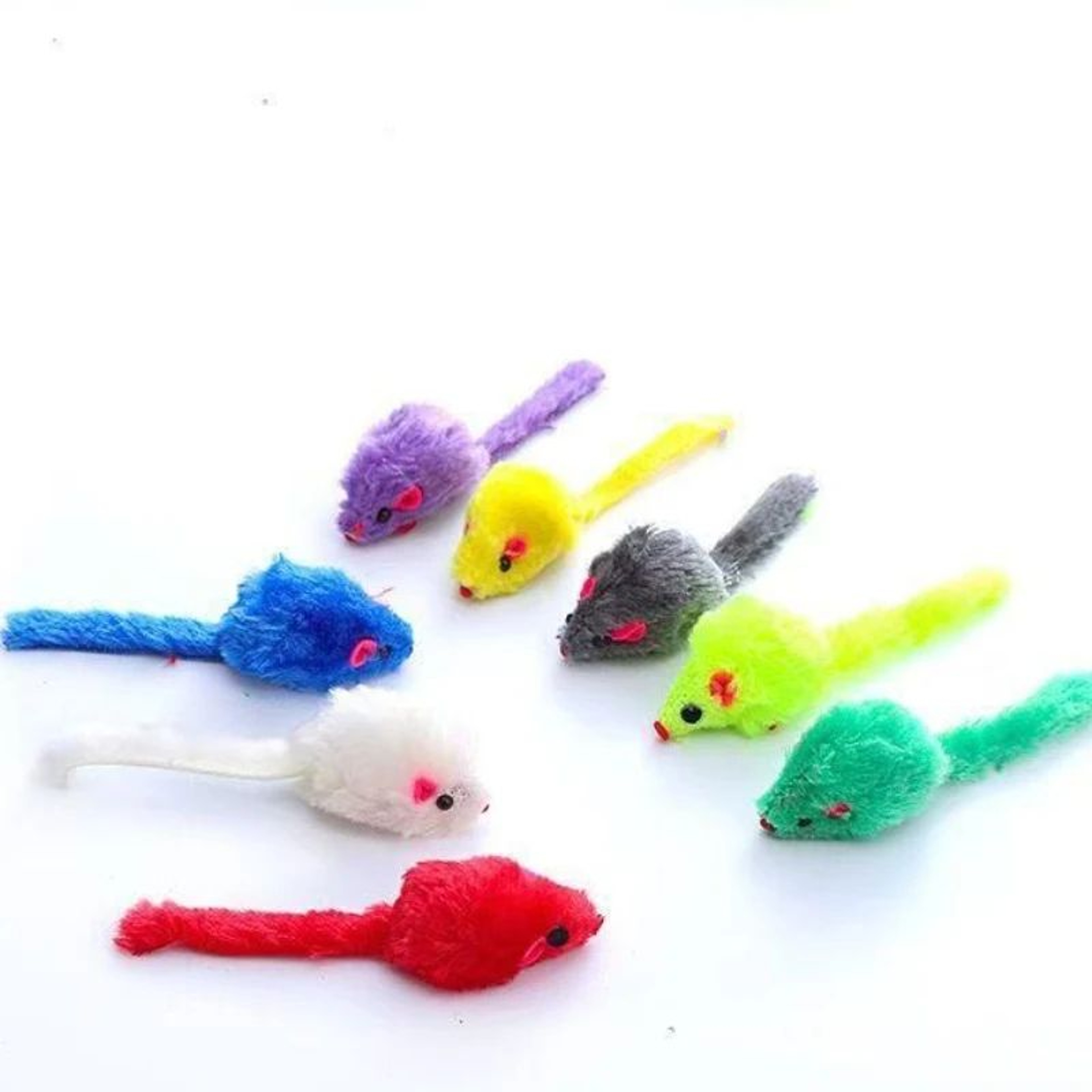 Squeaky Catnip Mouse Toy For Active Indoor Cats 10pcs 1