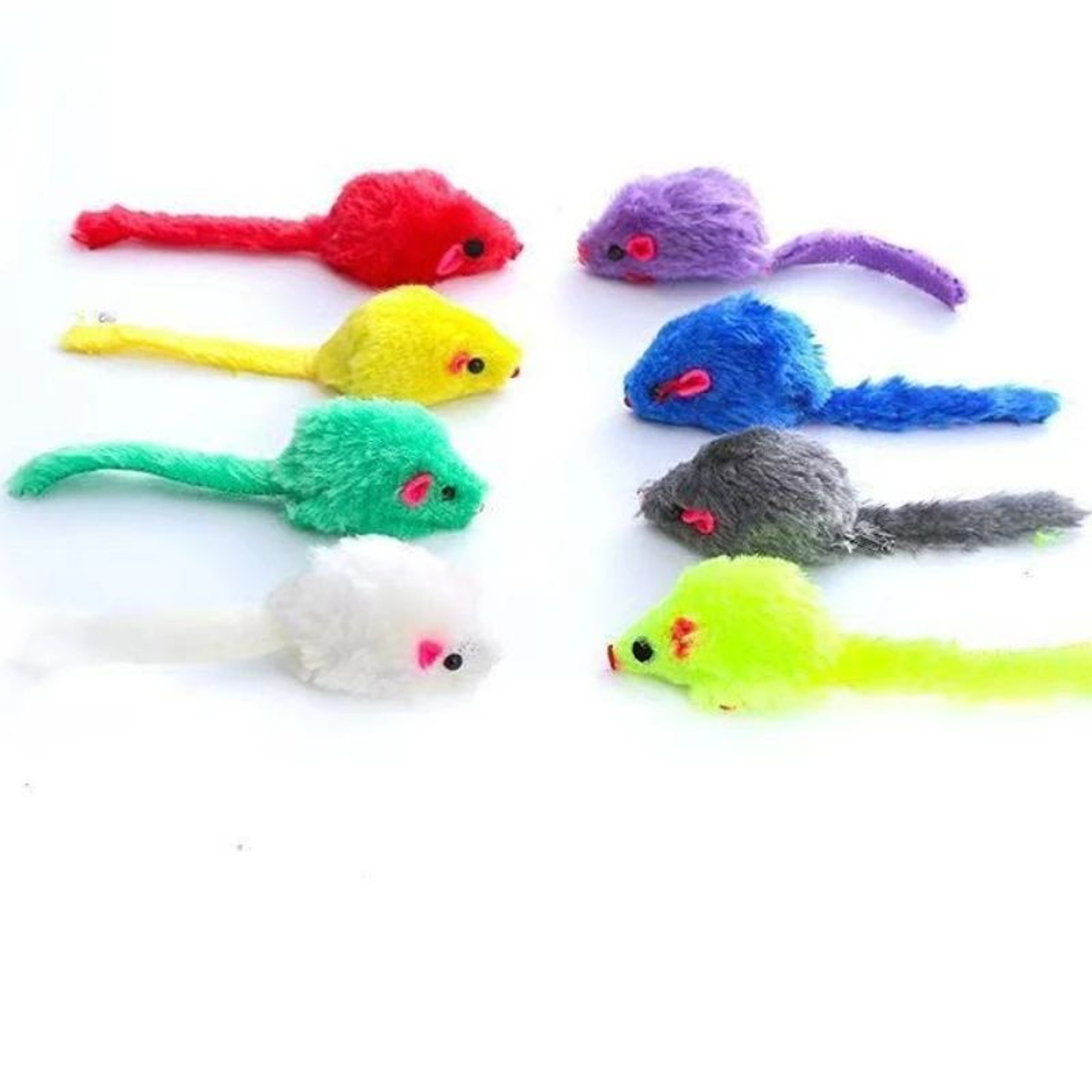 Squeaky Catnip Mouse Toy For Active Indoor Cats 10pcs 5