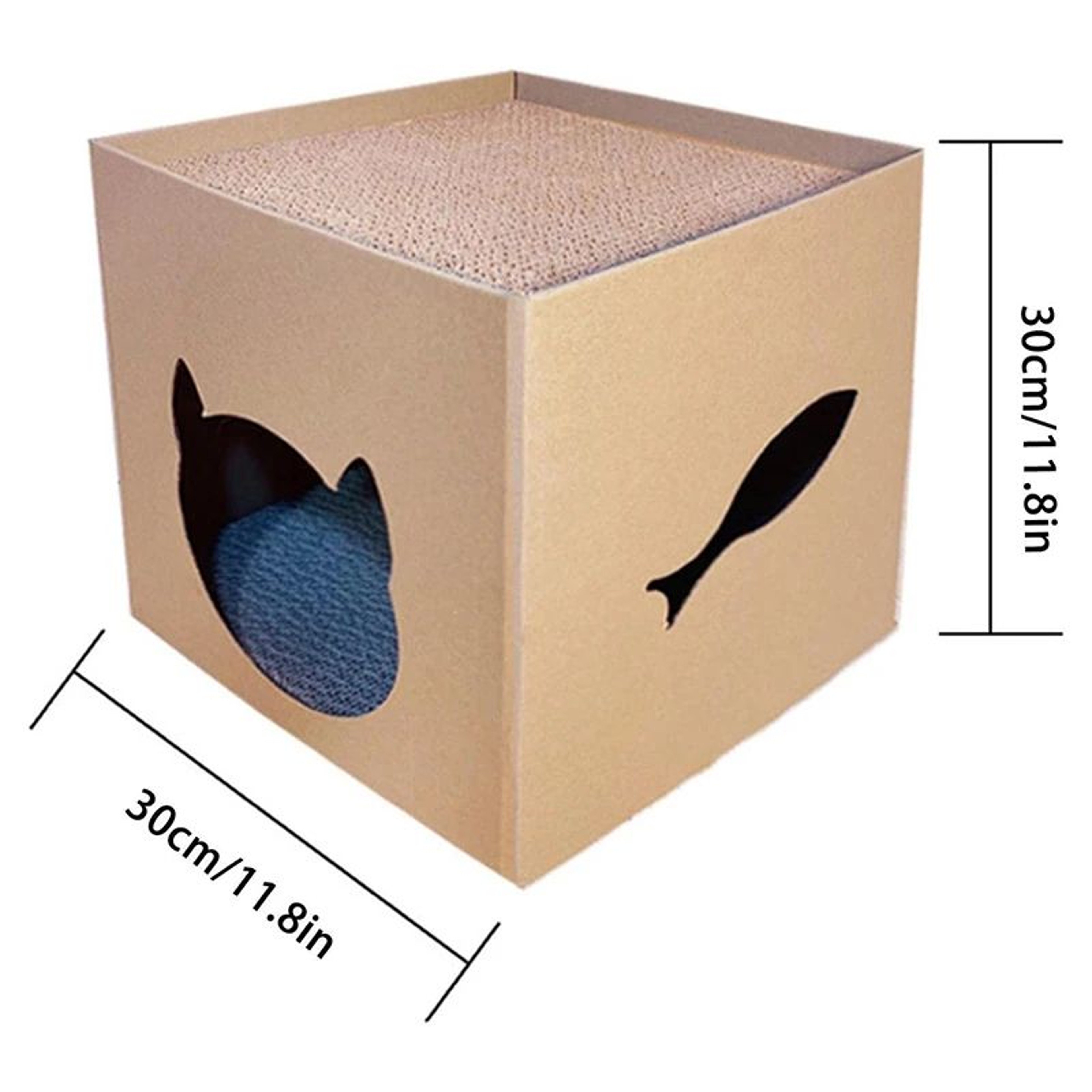 CozyFold Cardboard Cat House Scratcher 5