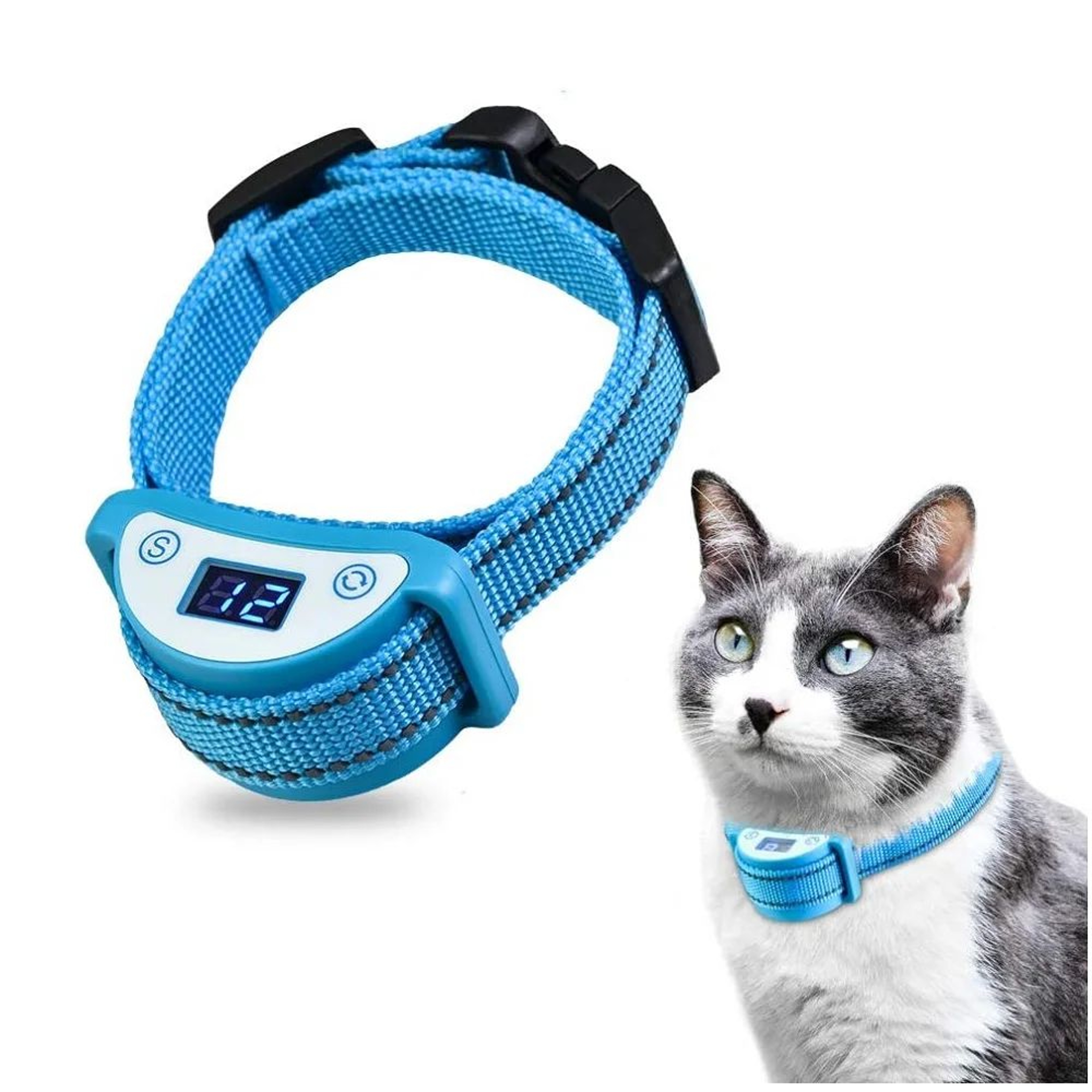 PetJoy Smart AntiMeow Training Collar For Cats  Kittens 6