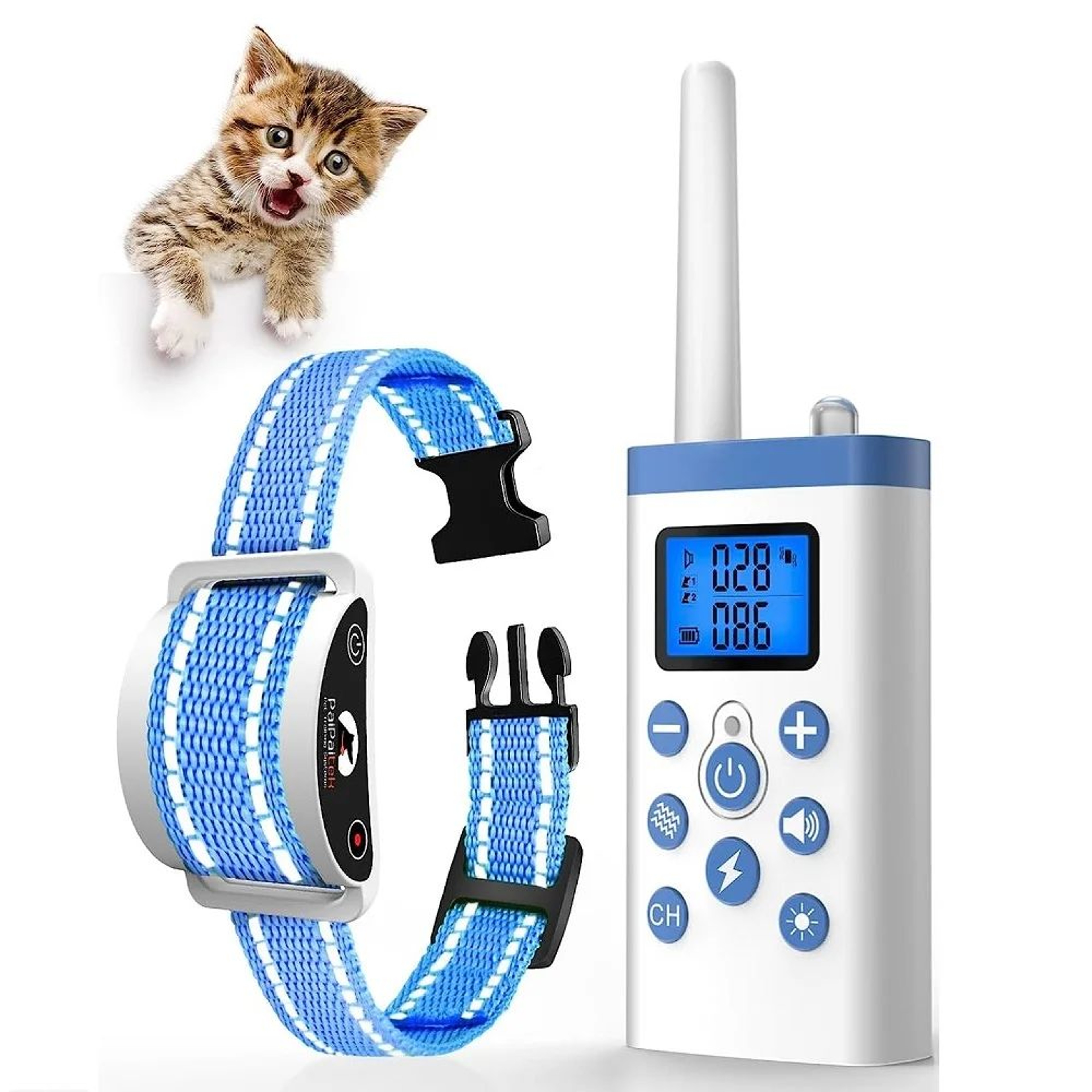 PetJoy Smart AntiMeow Training Collar For Cats  Kittens 7