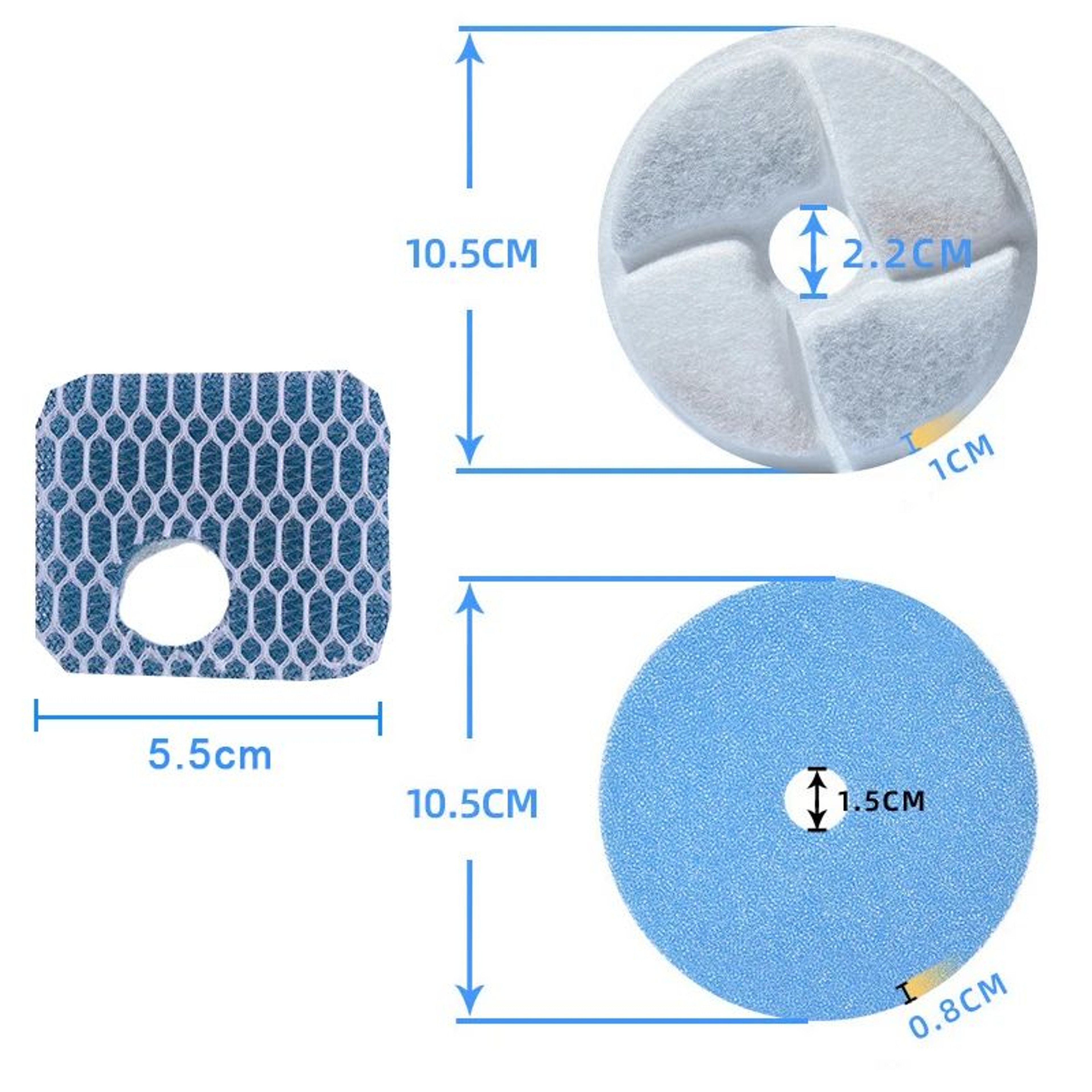 PureFlow Pet Fountain Replacement Filter Set 12Pack 5