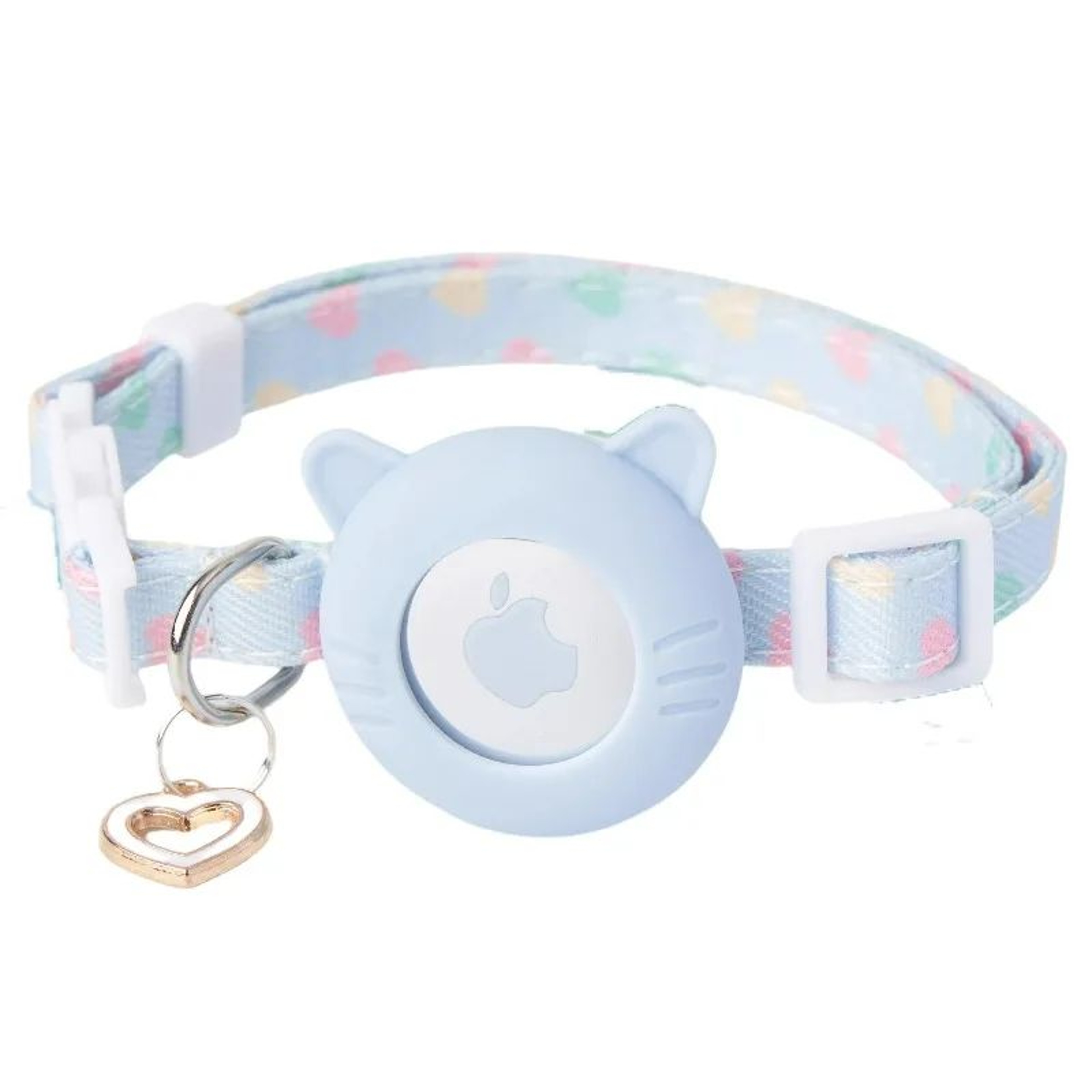 AirTag Breakaway Cat Collar With Secure Tracker Holder  Adjustable AntiLost Pet Collar 0