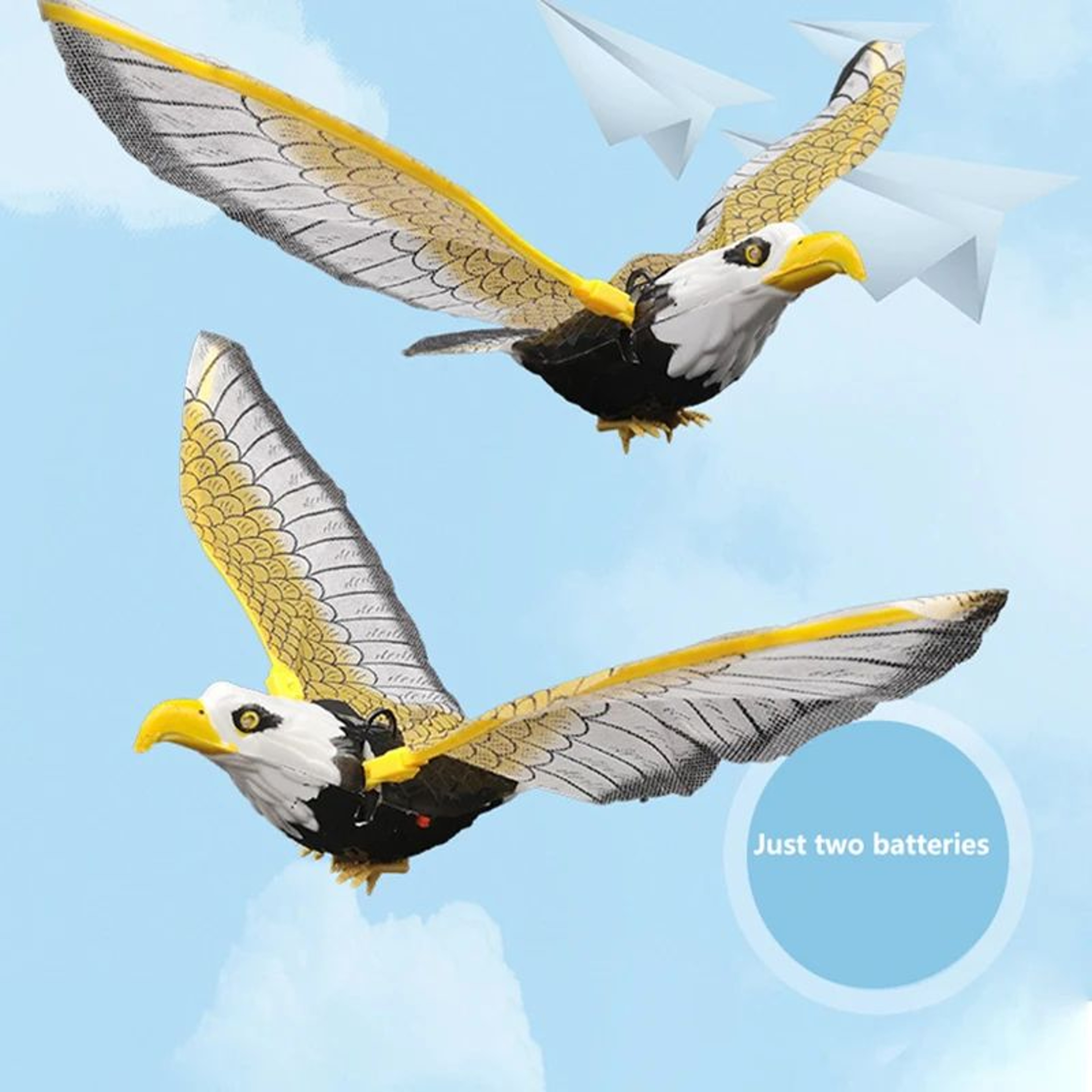 FlappyHunt Interactive Bird Cat Toy With Hanging Eagle Motion 2