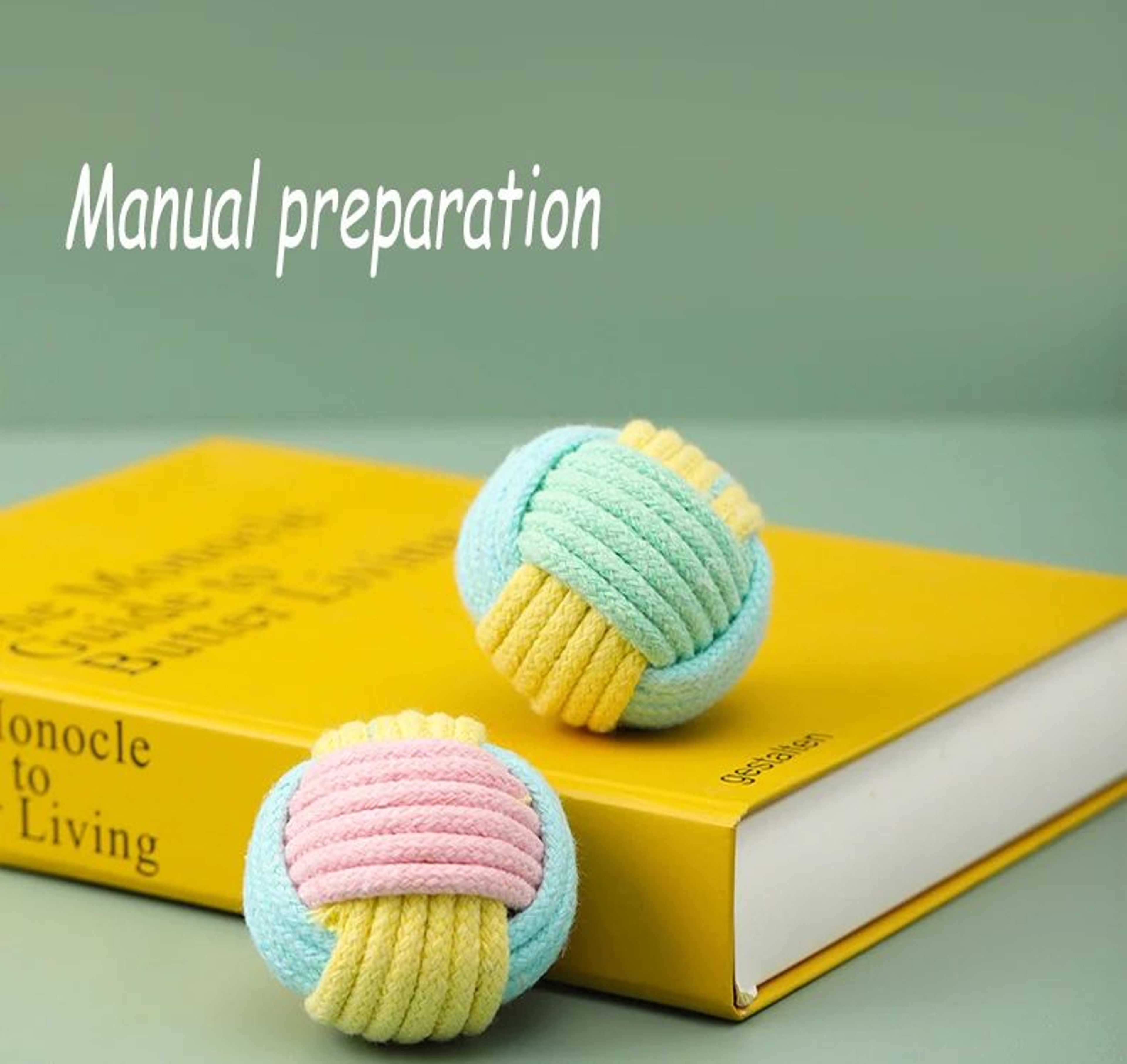 Cotton Rope Cat Chew Ball Interactive Toy 1