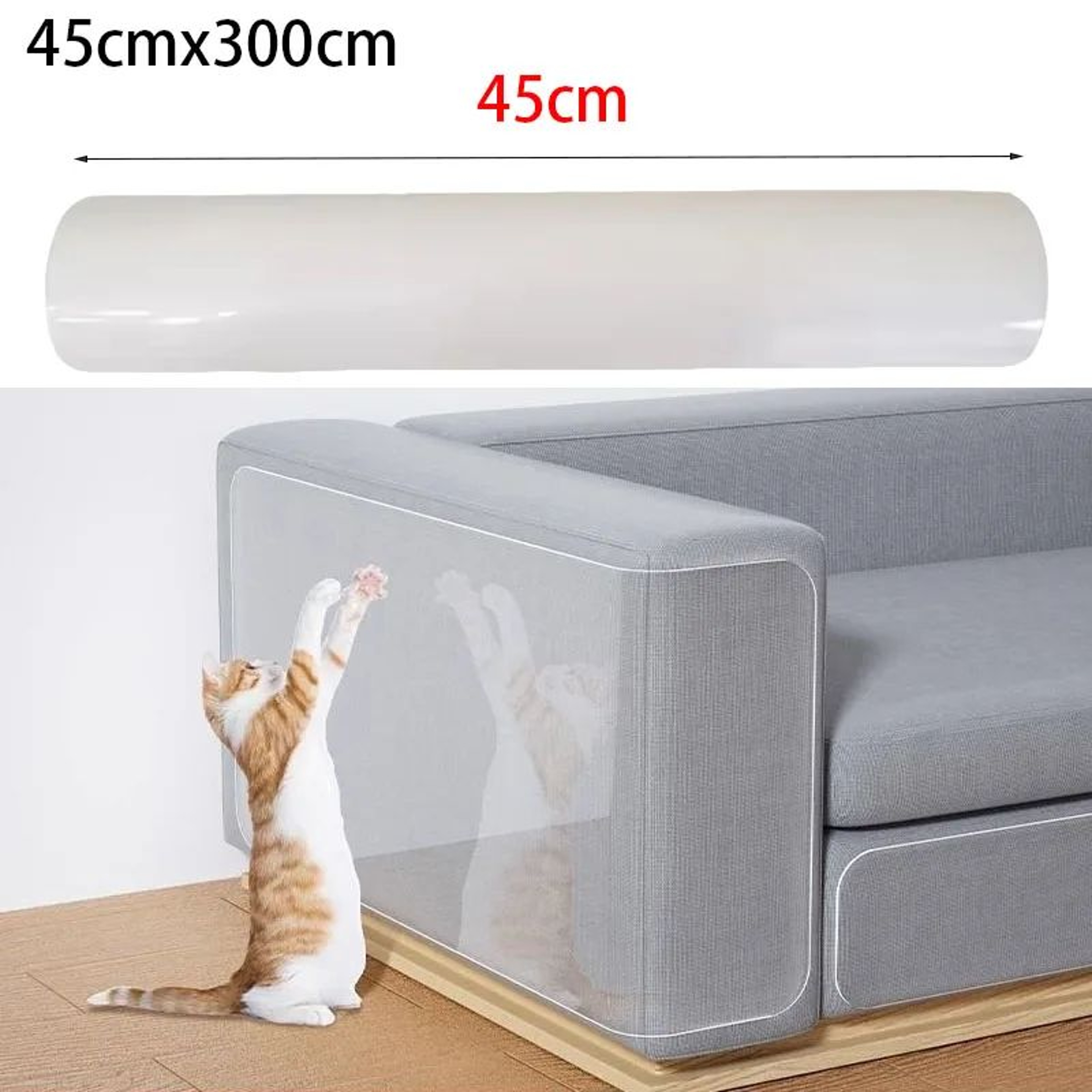 ClearGuard Cat Scratch Furniture Protector Pads 8