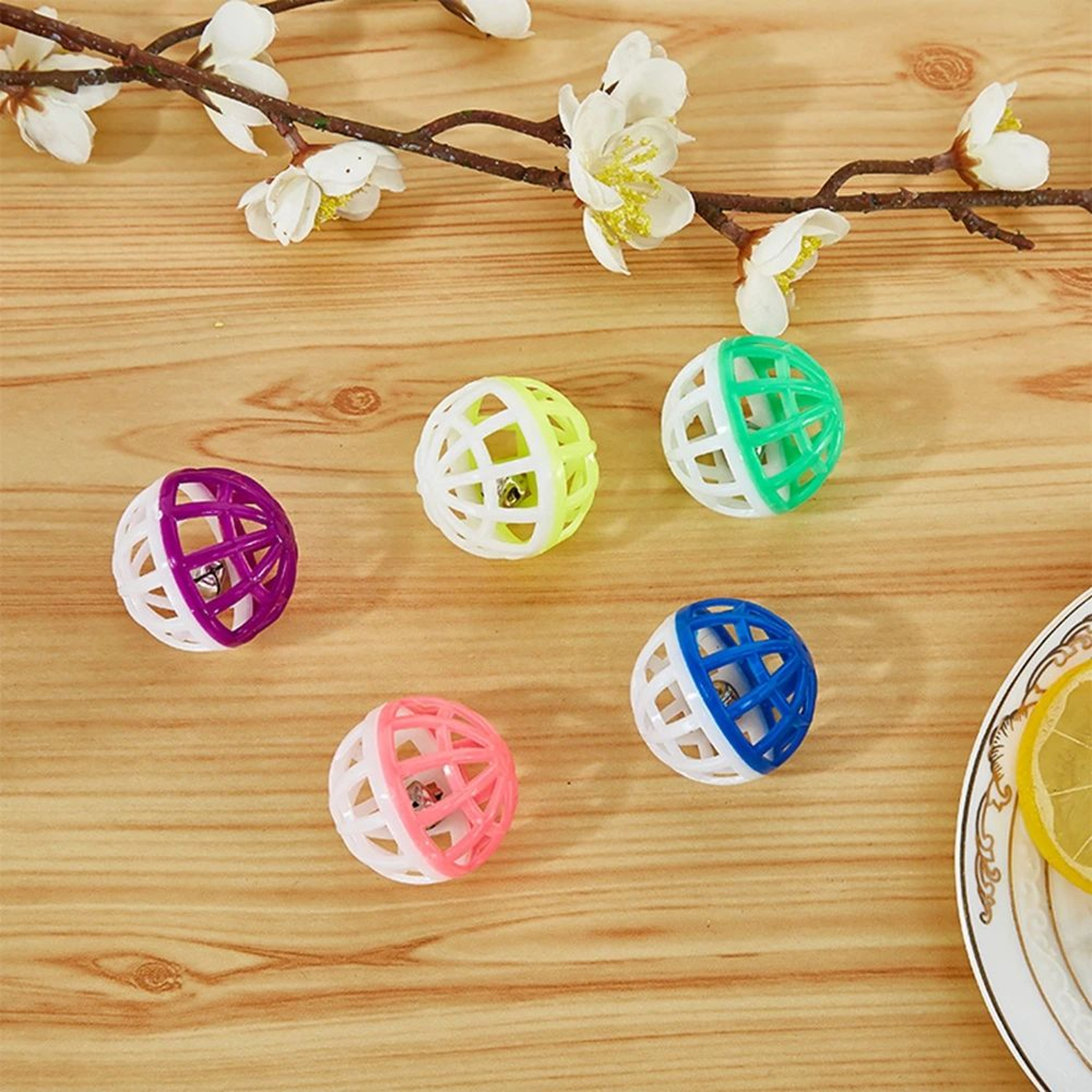 BellBounce Interactive Cat Toy Balls  Hollow Bell Training Balls For Playful Kittens  Cats 3