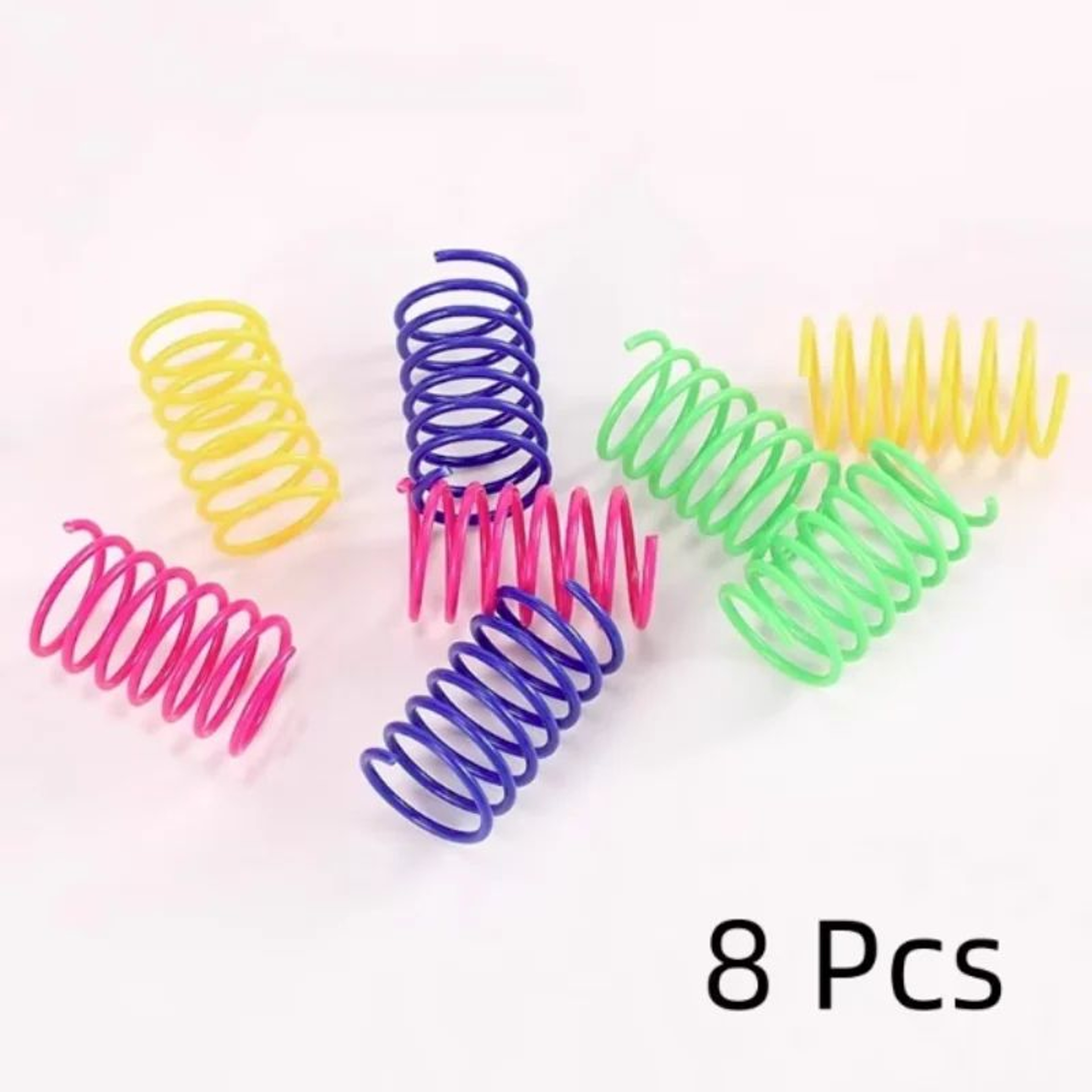 Bouncy Plastic Spring Cat Toy For Indoor Cats 7