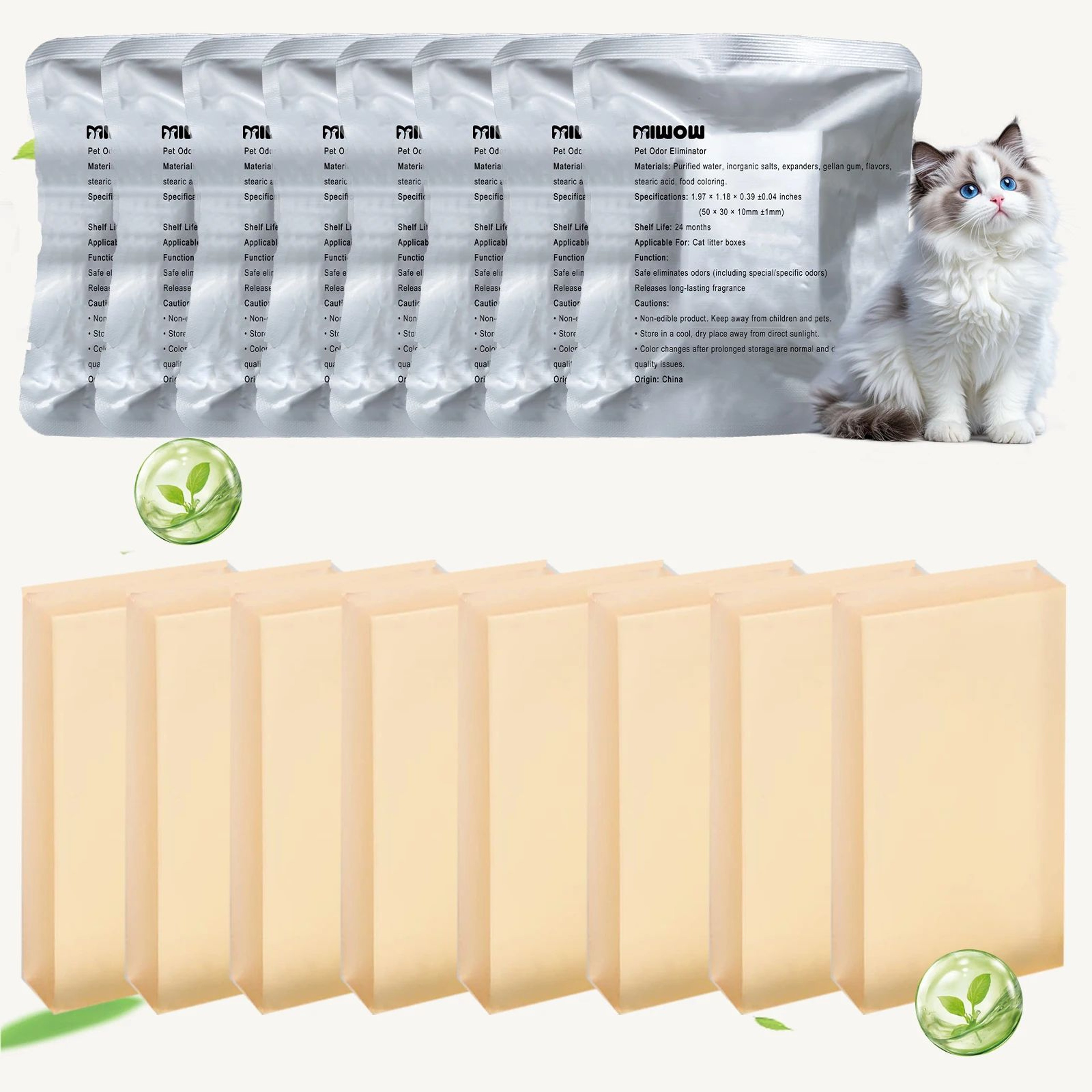 PetFresh Smart Cat Litter Deodorizer Replacement Gel For PETKIT Meowant  UBPET SelfCleaning Litter  0