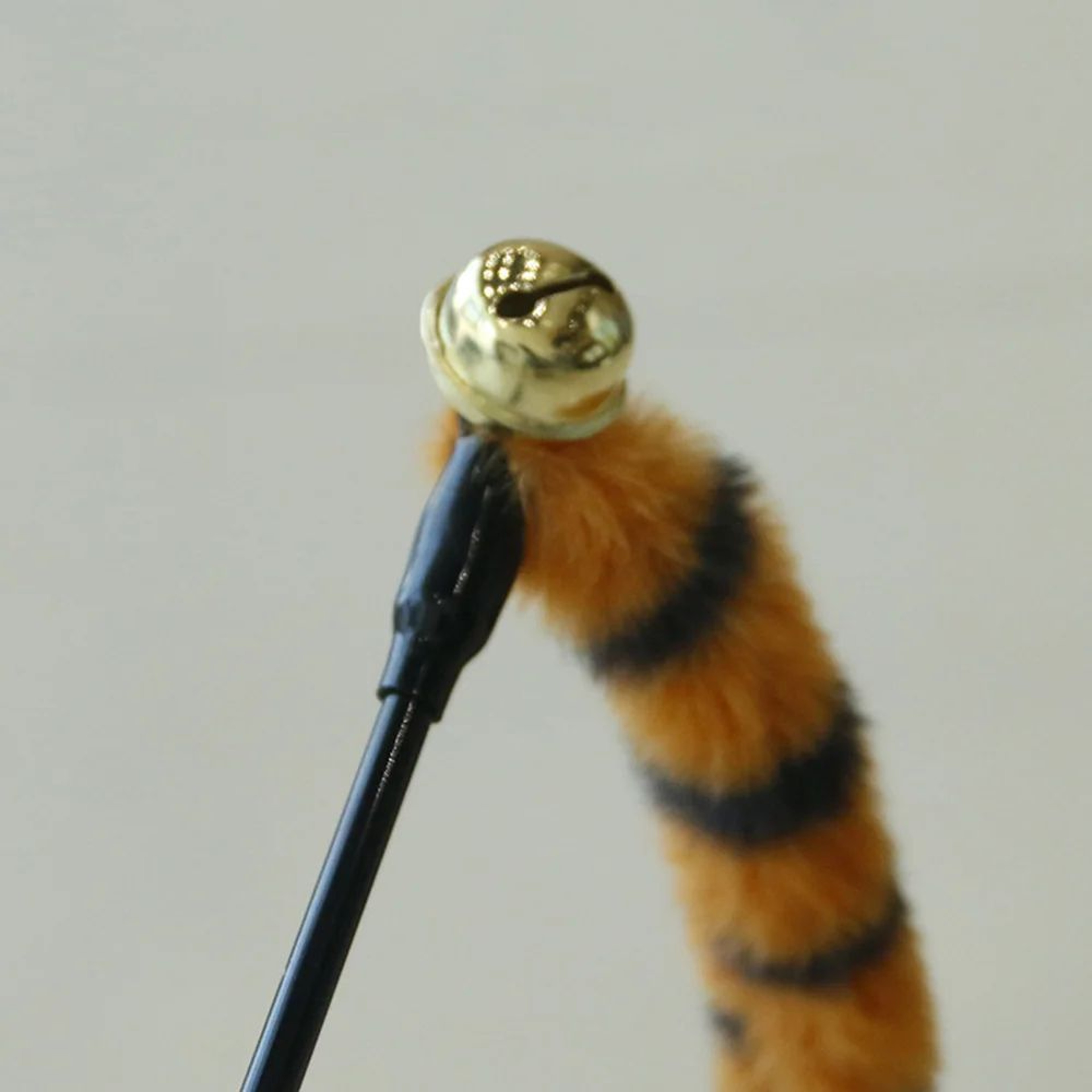 Cat Worm Teaser Wand With Bell  Interactive Plush Cat Toy For Kittens  Indoor Cats 2