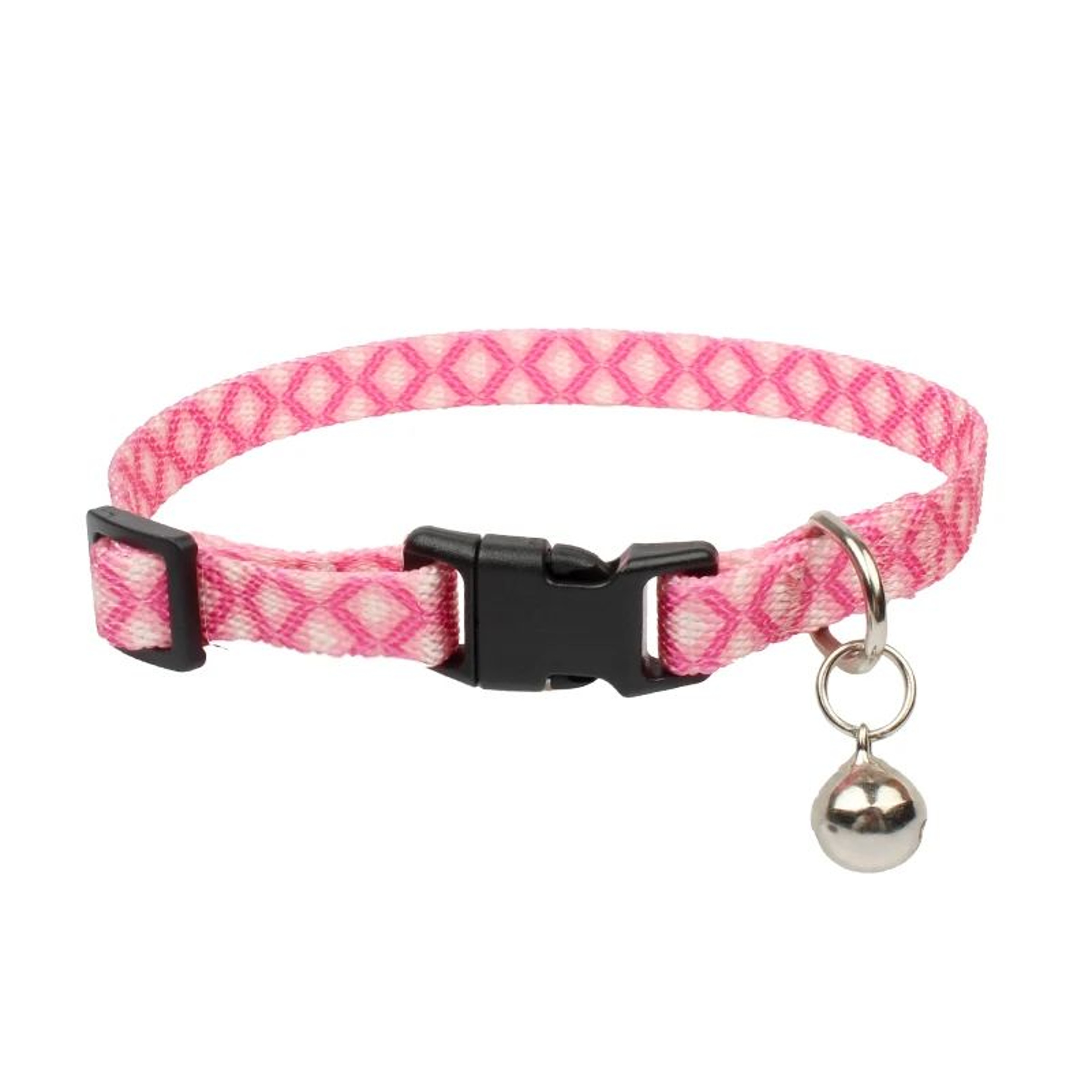 Colorful Geometric Adjustable Cat Collar With Bell 9