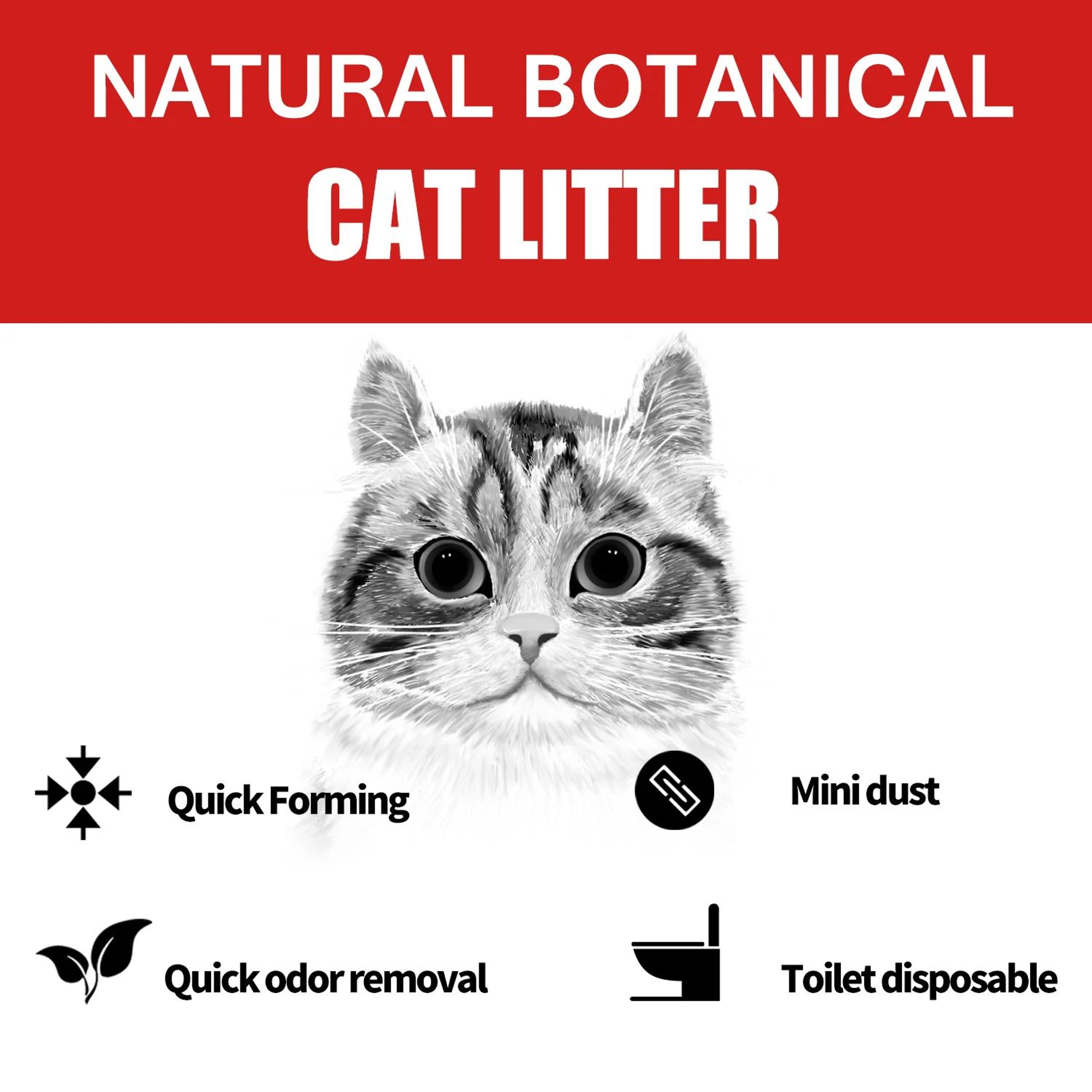 Sumlov 33 Lb Natural Tofu Cat Litter For Odor Control 2