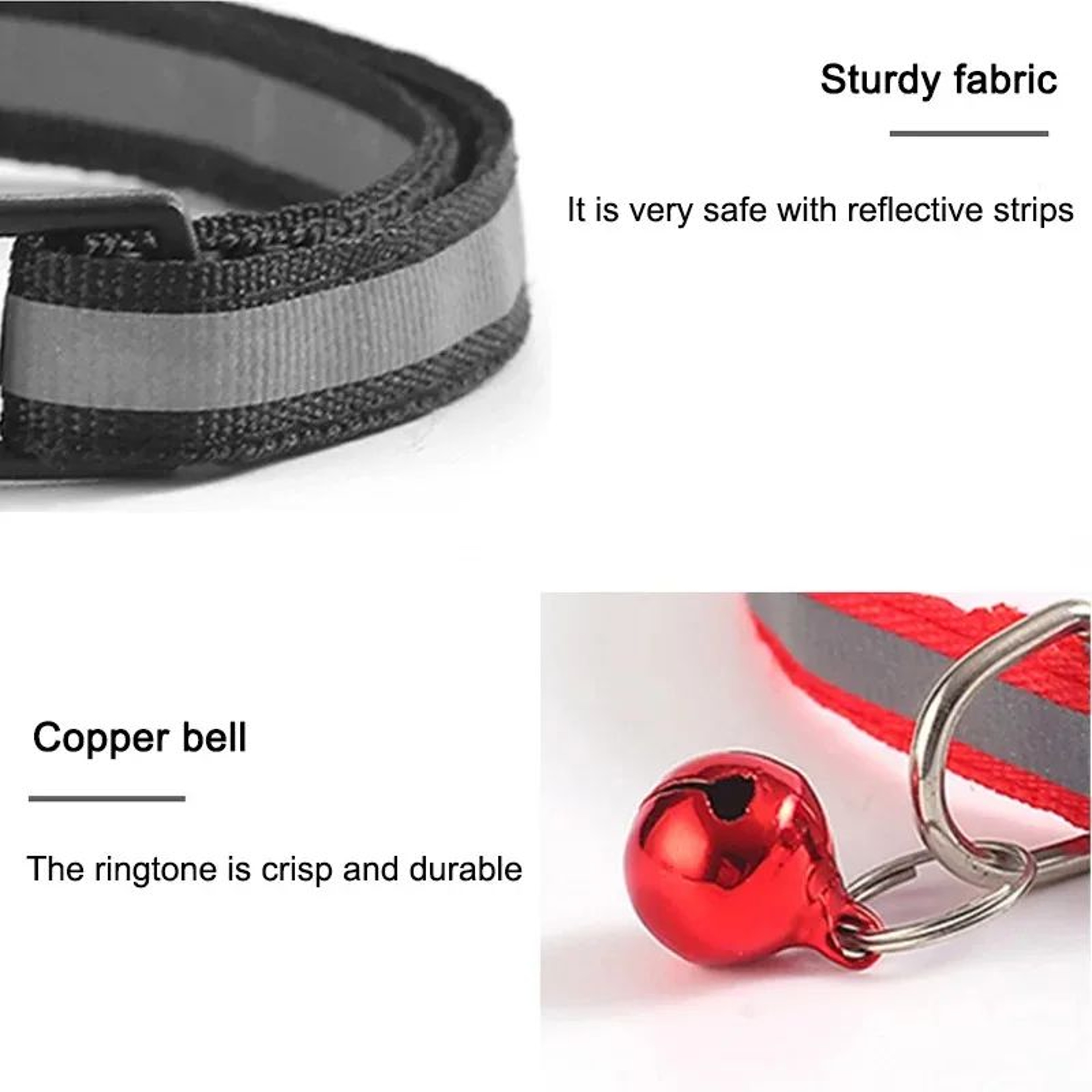 Adjustable Bell Cat Collar Set  10Piece Kitten  Puppy Safety Collar Pack 2