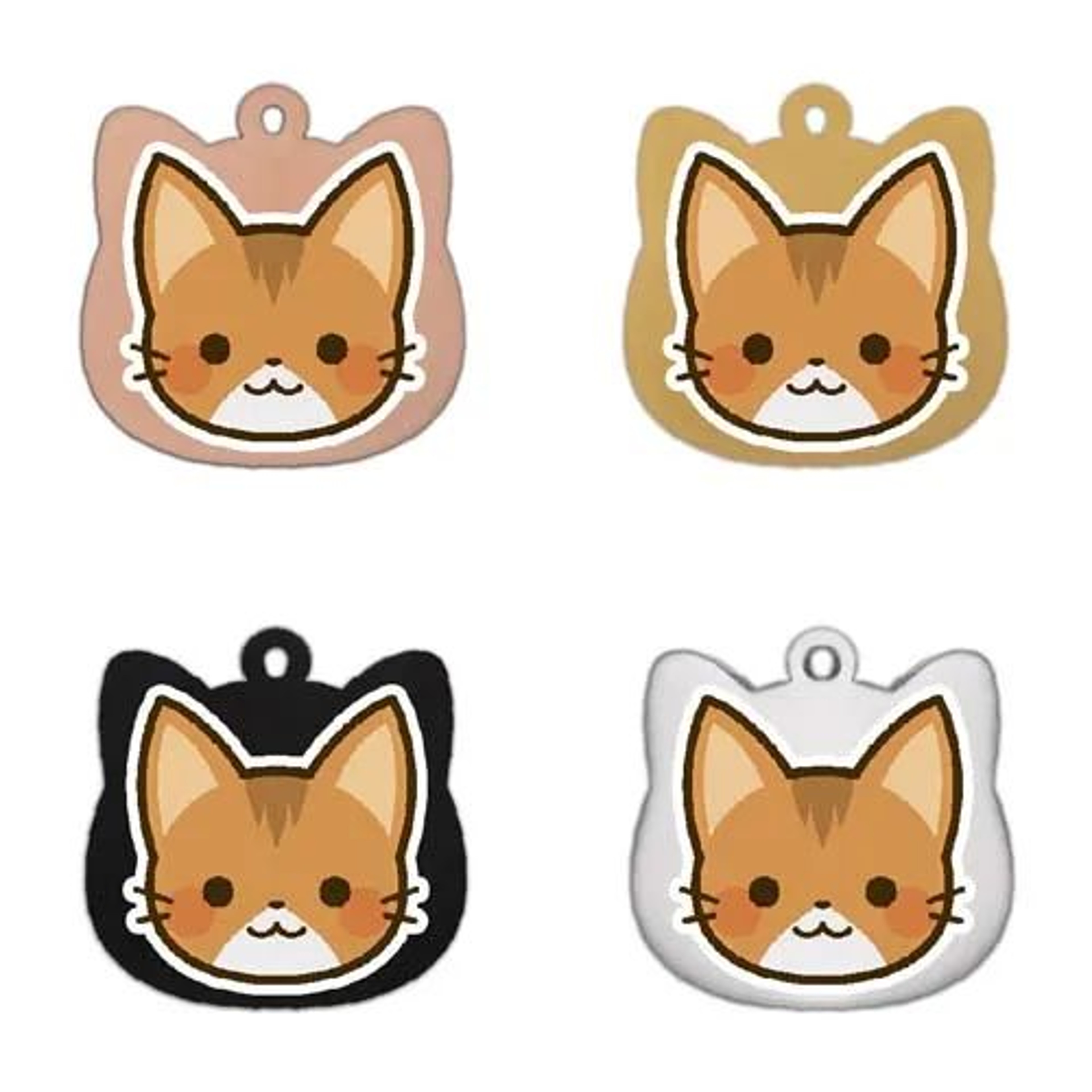 Personalized Stainless Steel Cat ID Tag With Custom Engraving 15