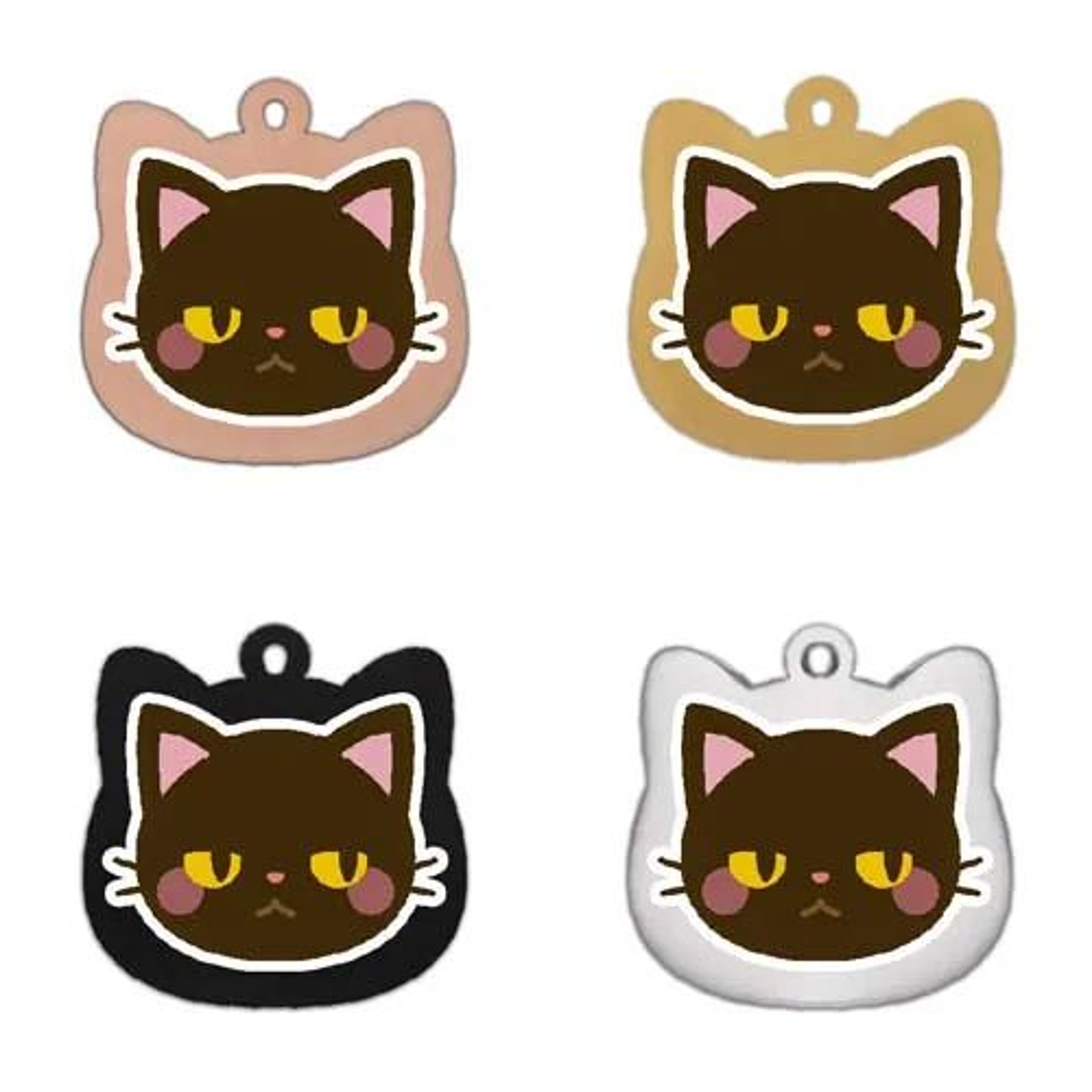Personalized Stainless Steel Cat ID Tag With Custom Engraving 17