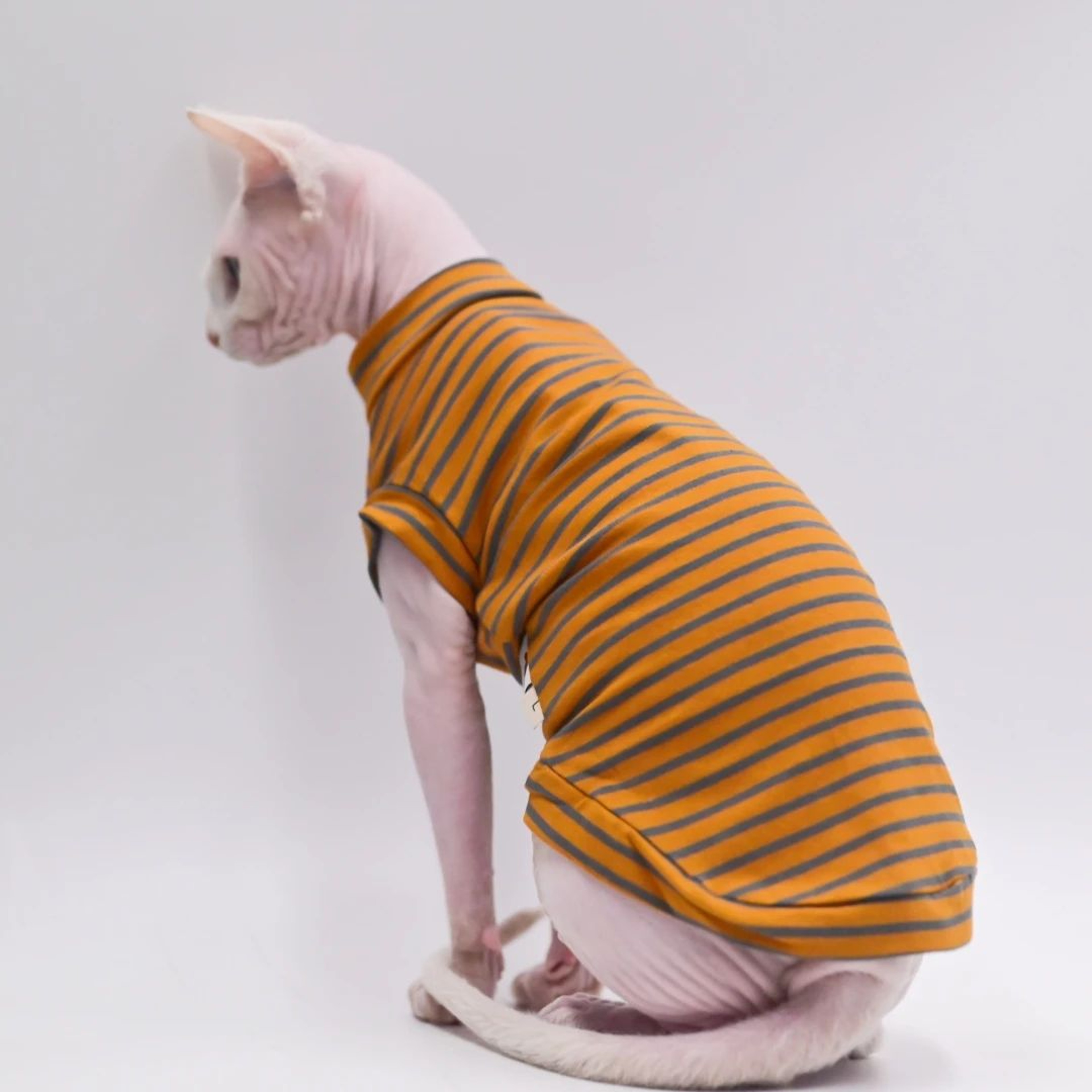 Soft Cotton Sphynx Cat Clothes Summer Vest 2
