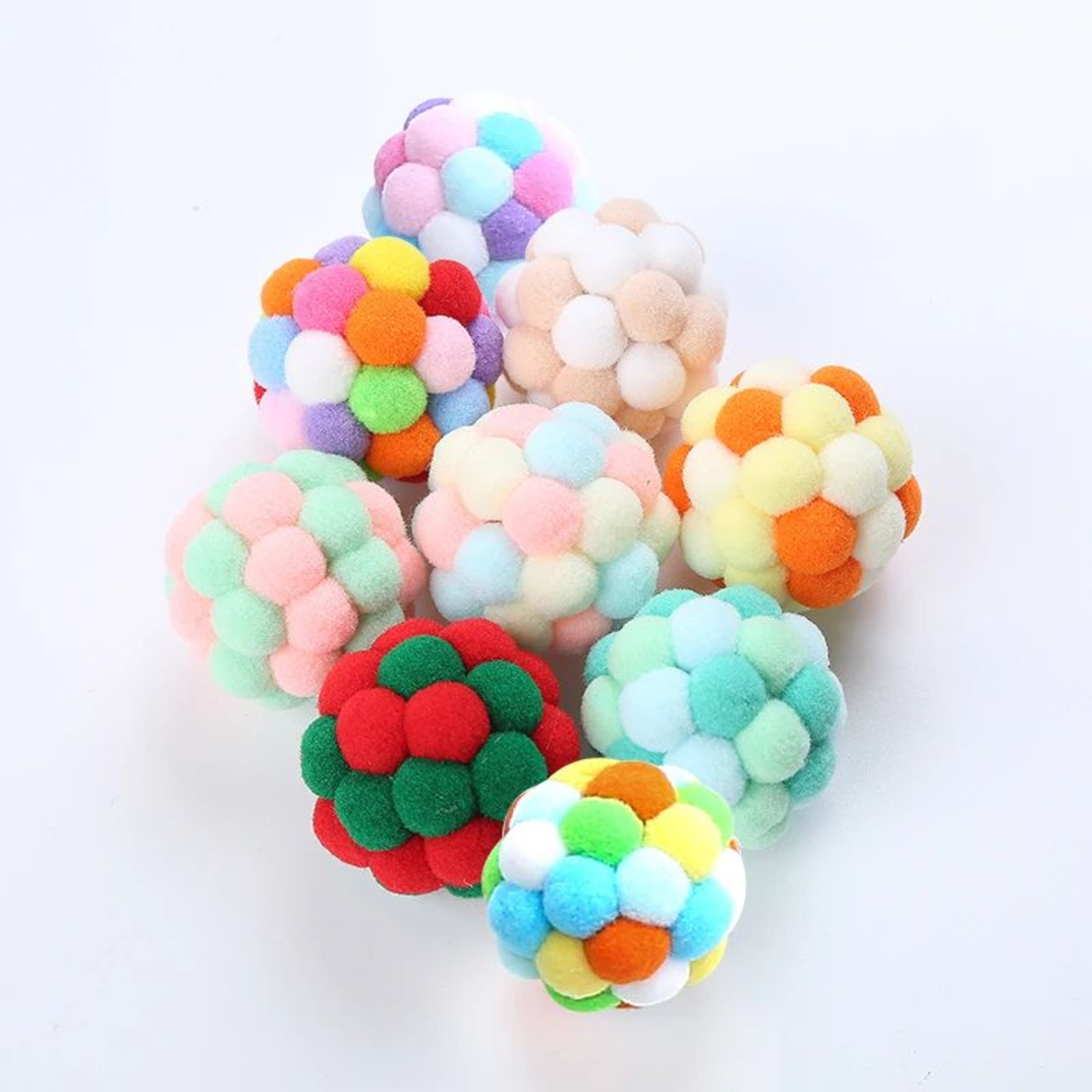 Colorful Bell Ball Interactive Cat Toy 2