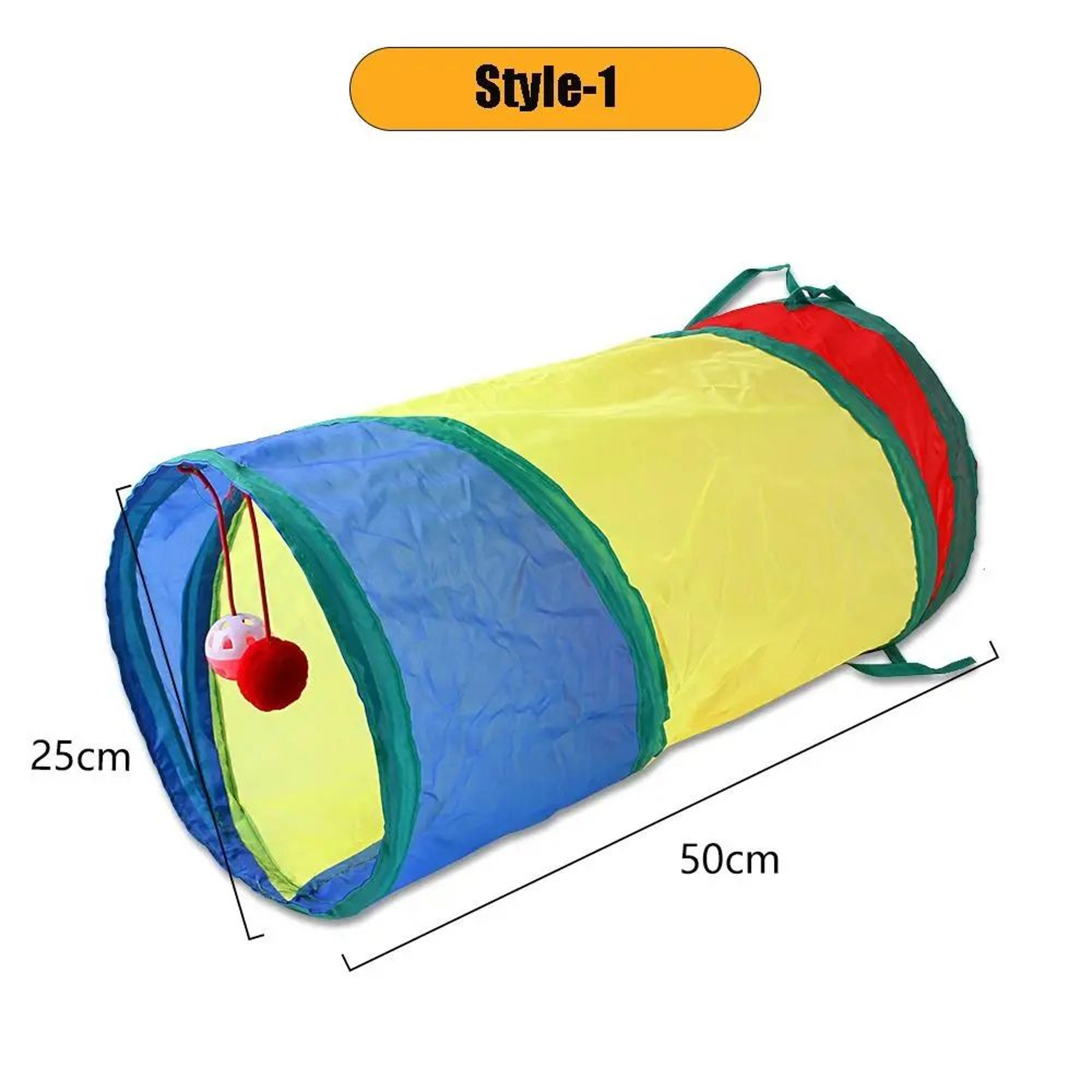 Foldable Interactive Cat Tunnel Toy  Portable Cat Tunnel For Indoor Play  Exercise 6