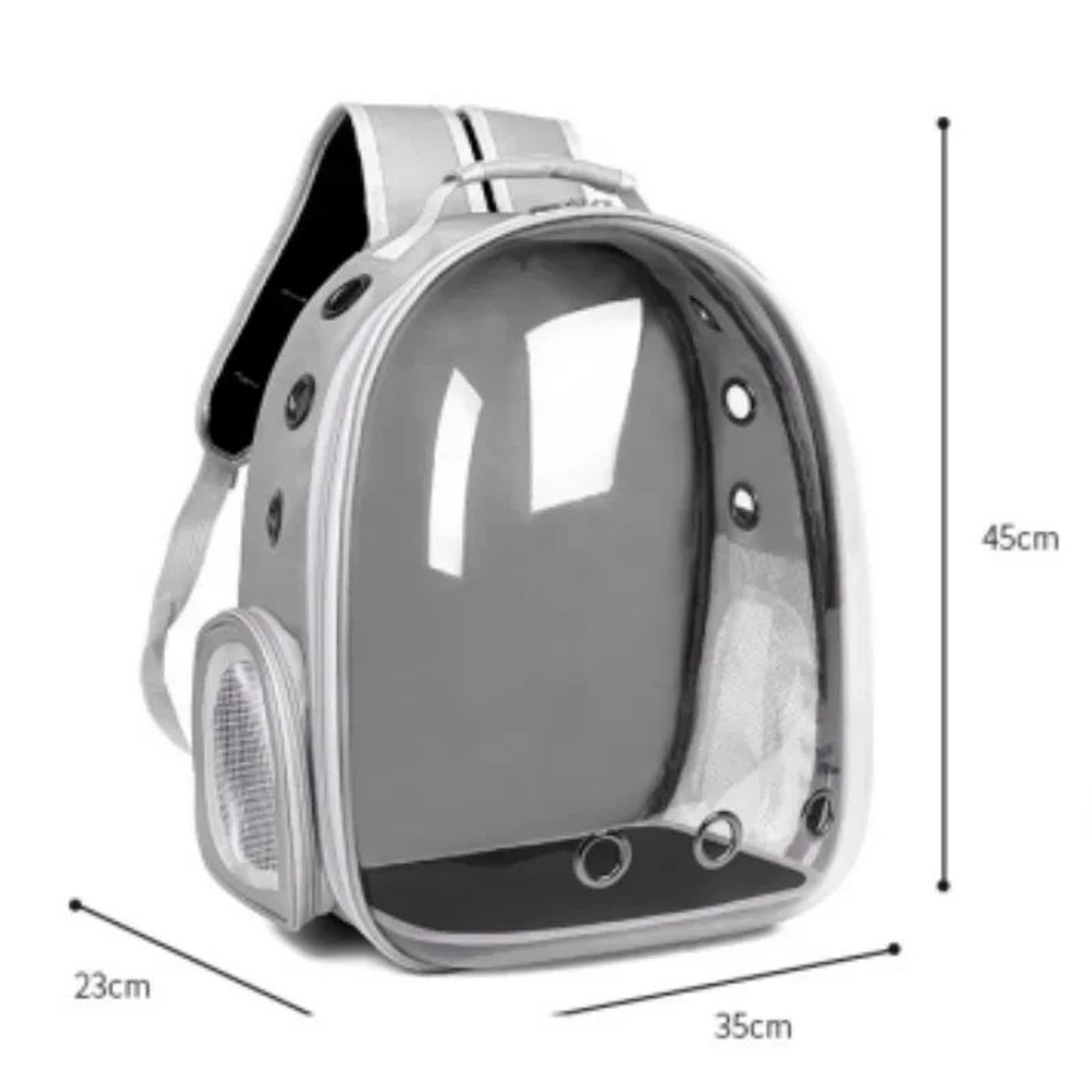 Space Capsule Cat Backpack Carrier With Transparent Bubble Window 3