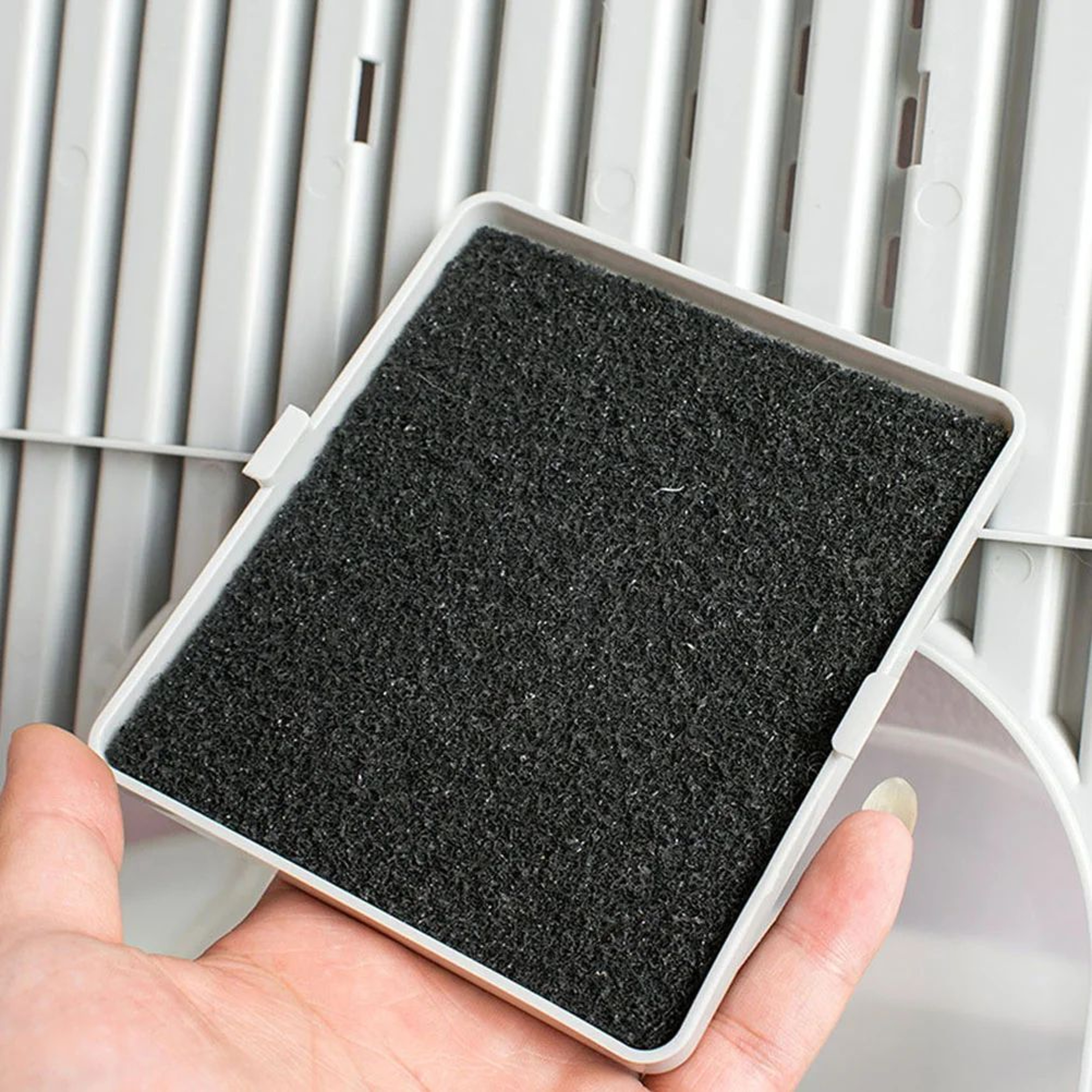 12Pack Activated Carbon Cat Litter Box Filter Pads For Odor Control 2