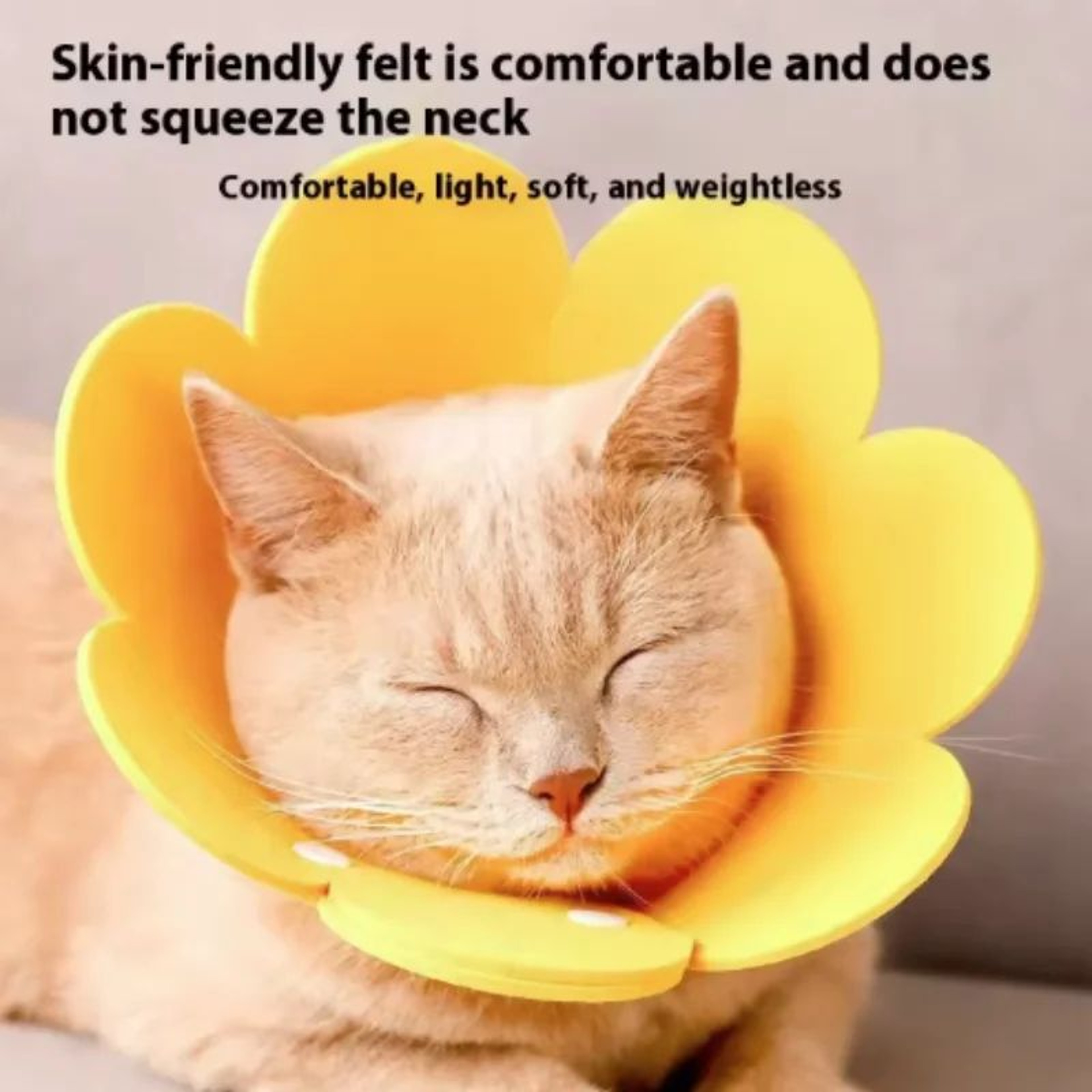 Flower Pet Recovery Collar Adjustable Soft Protective Cone For Cats  Dogs 3