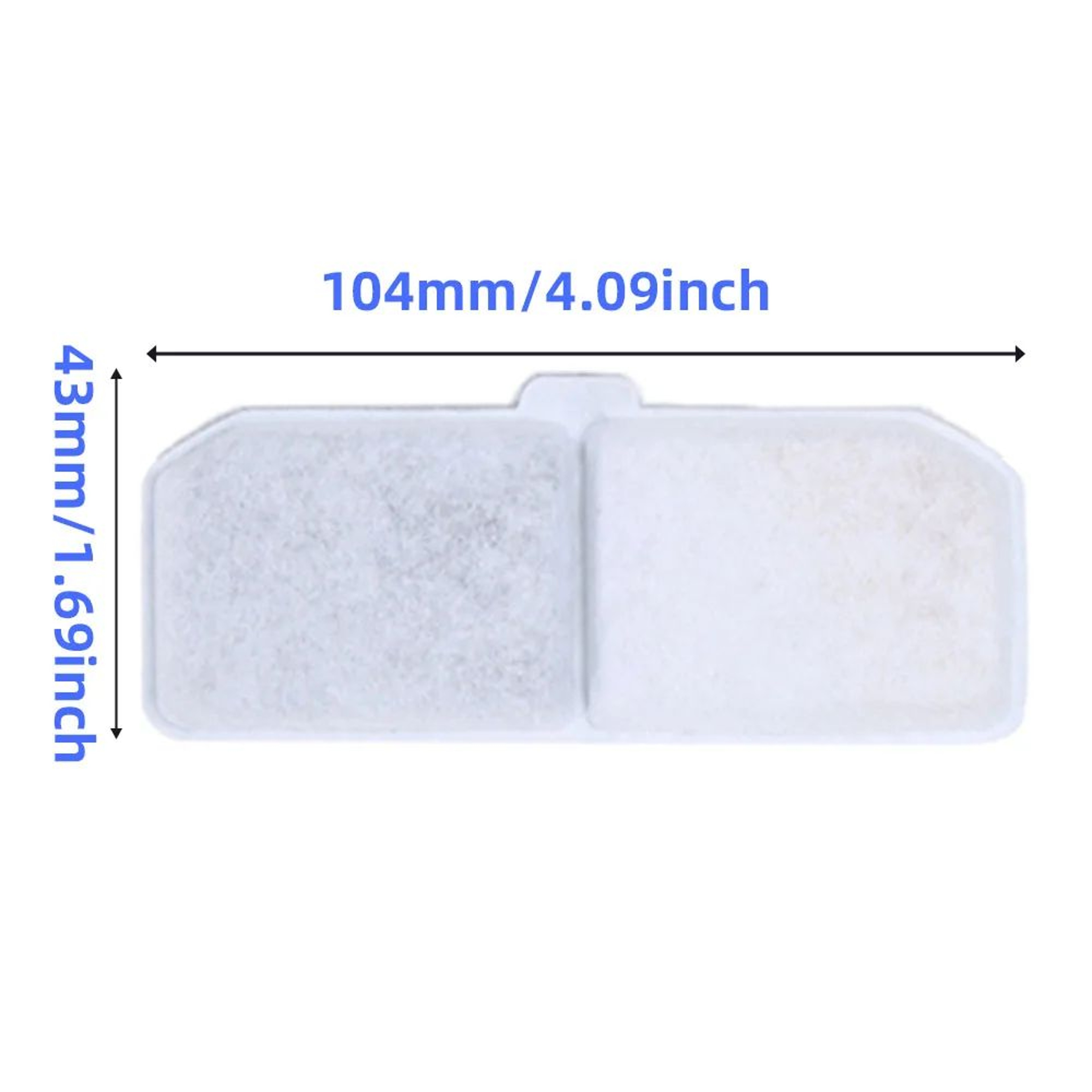 PetPure Activated Carbon Replacement Filters For Cat  Dog Water Fountains 4