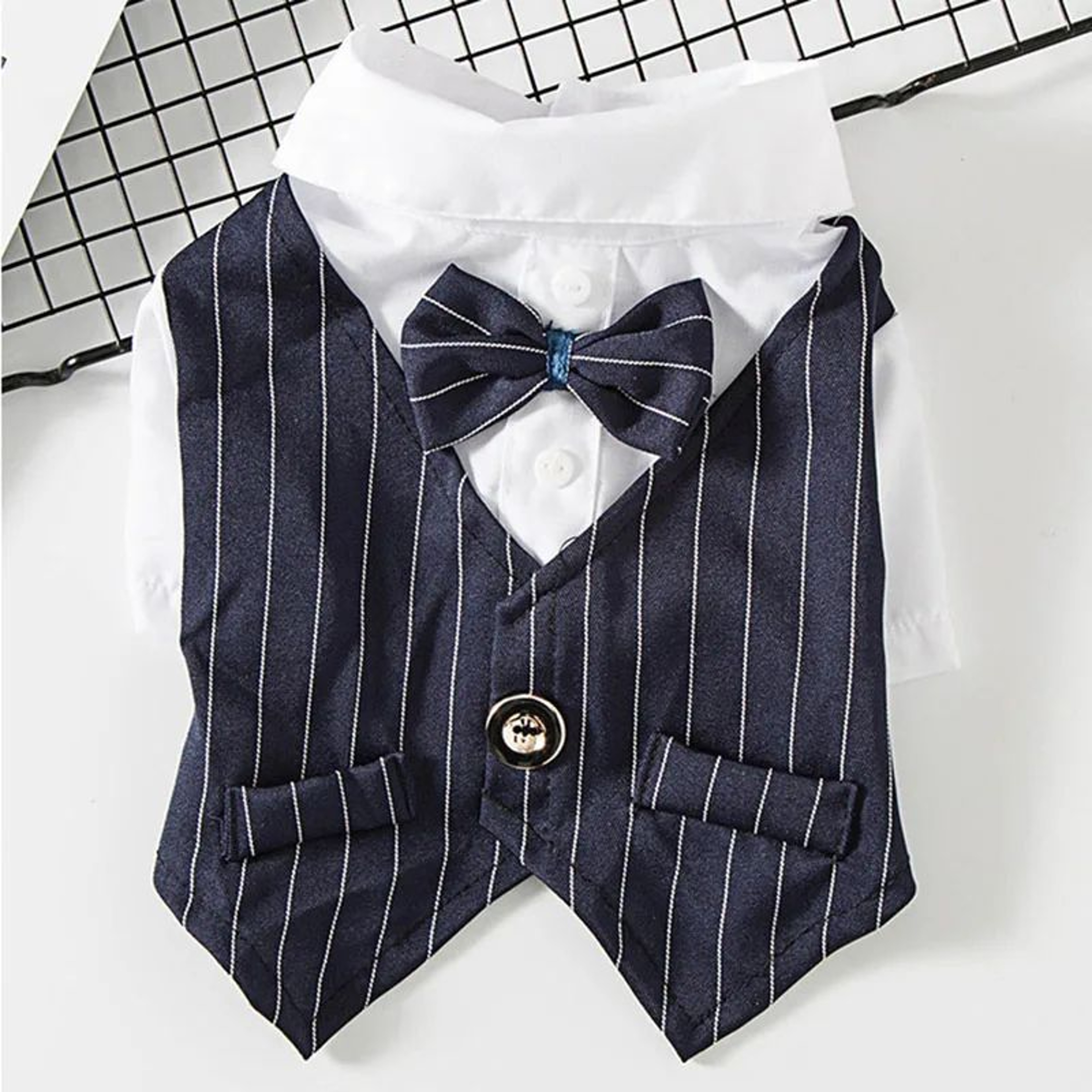 Dapper Pet Party Suit Jacket For Cats And Small Dogs 8
