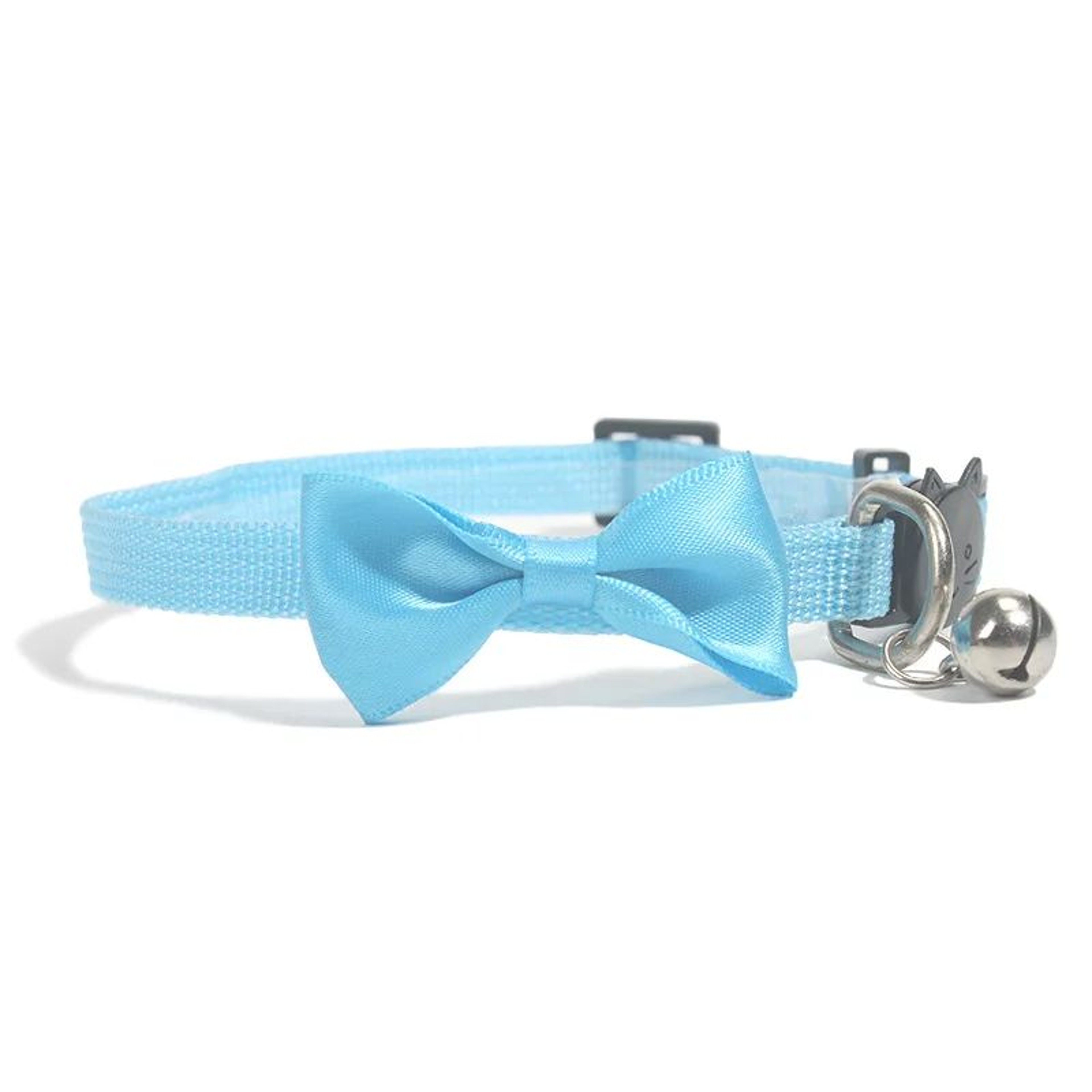 Elegant Bow Bell Adjustable Cat Collar  Cute Cat Collar With Bell For Stylish Pets 10