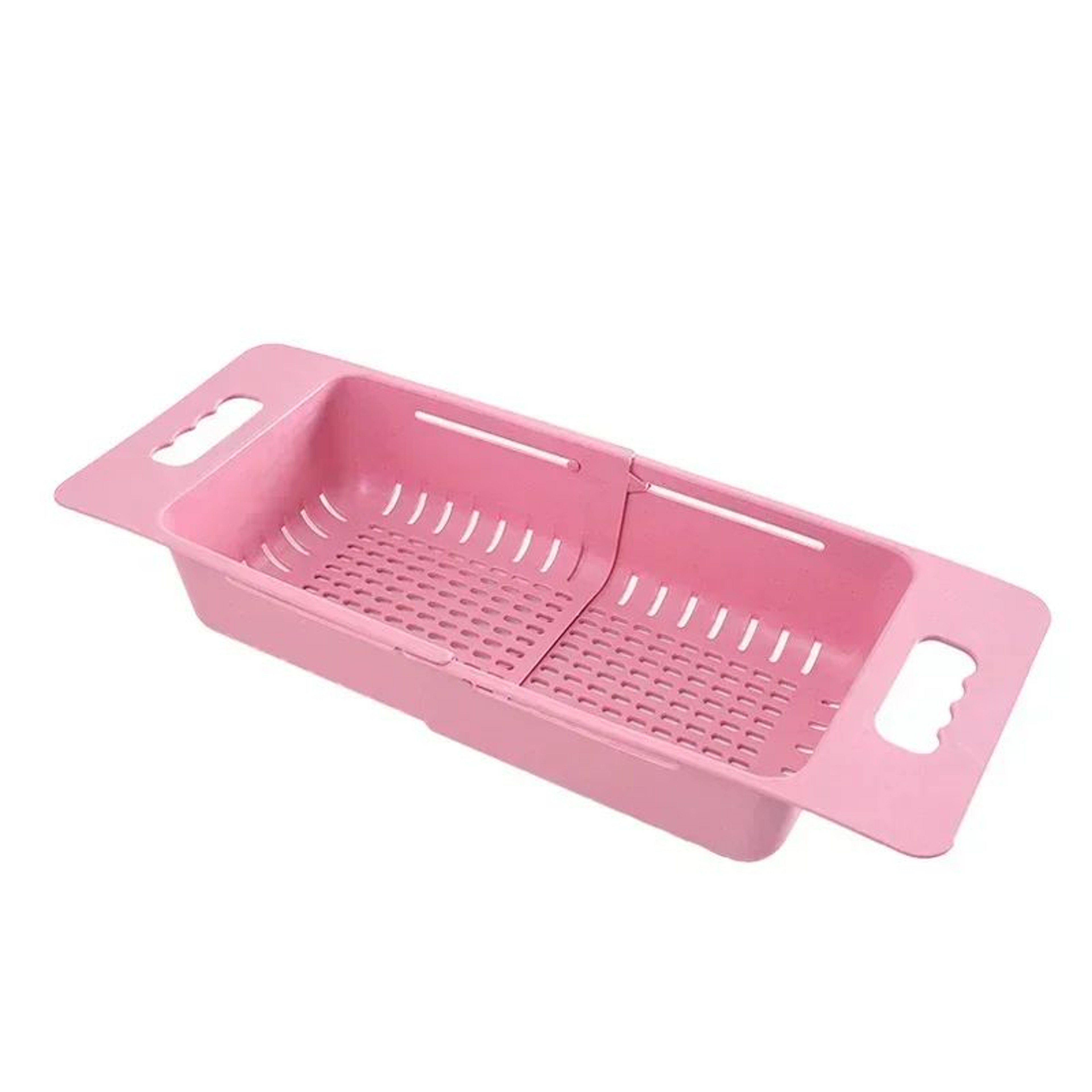 Adjustable OvertheSink Drain Basket  Dish Drying Rack 8