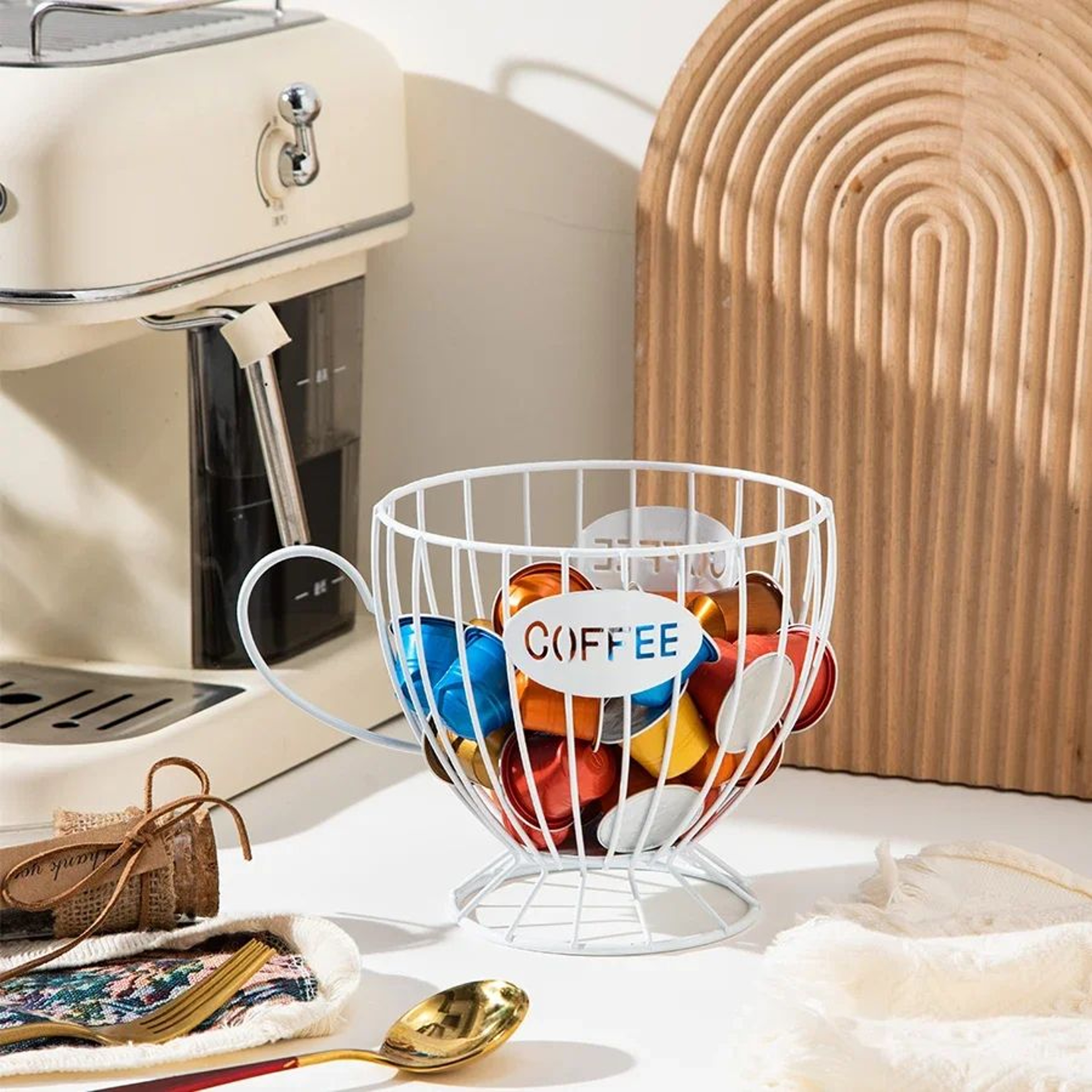 Coffee Capsule  Snack Display Shelf Organizer For Kitchen Countertops And Coffee Bars 1