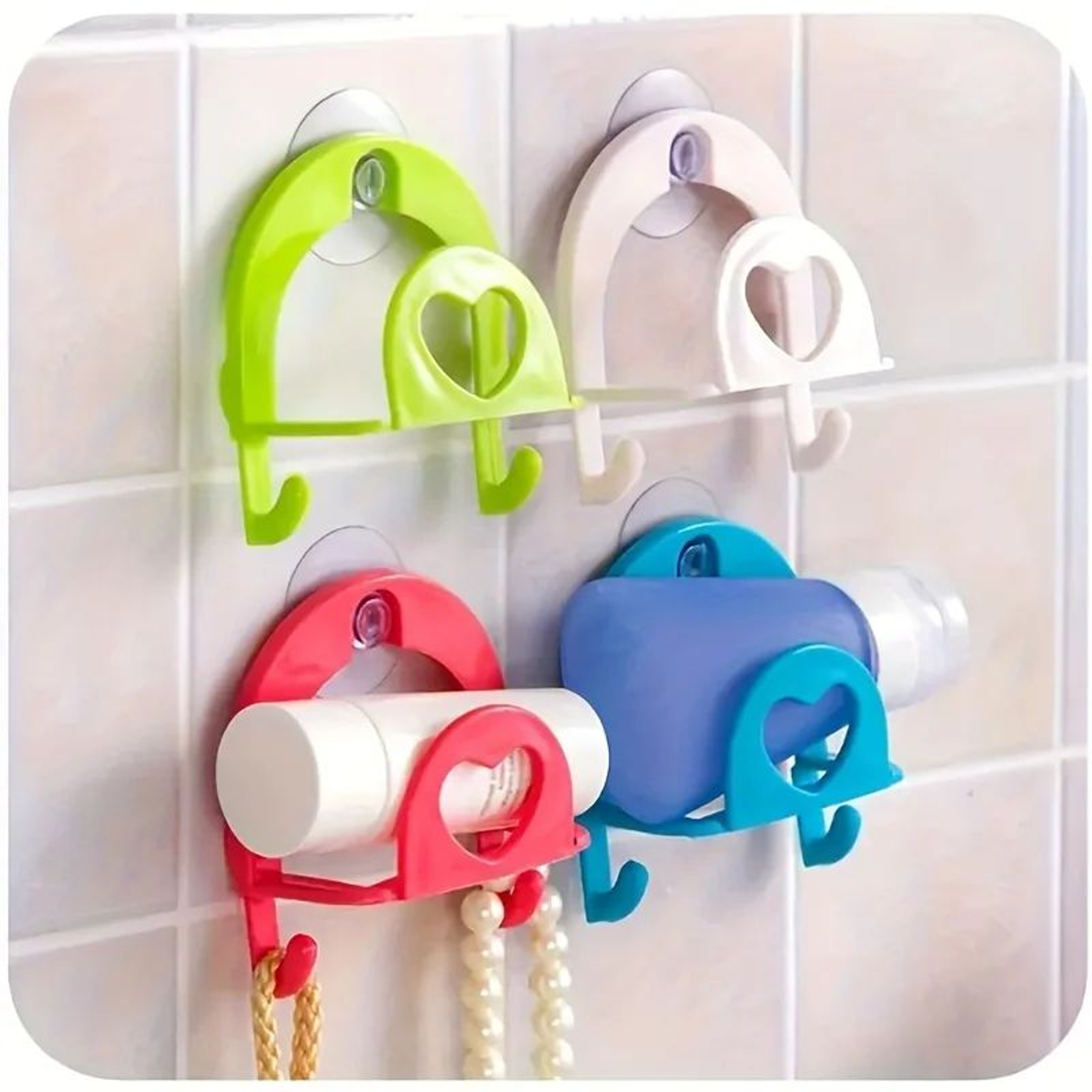 SpaceSaving Kitchen Sink Organizer With Suction Cups  Hooks  Vertical Dish Cloth And Sponge Holder  1