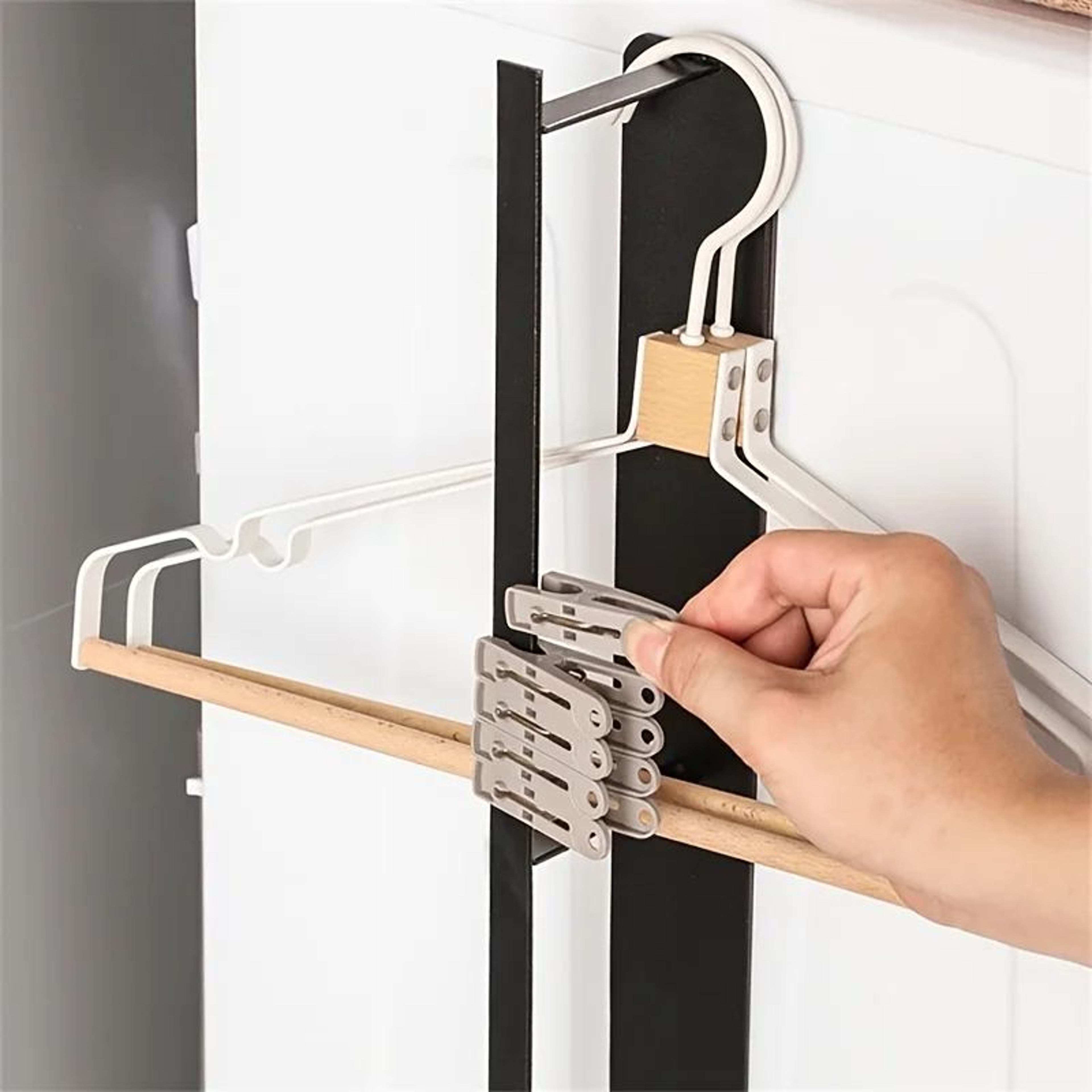 MagniSpace Magnetic Towel Rack  Washing Machine Storage Rack For Laundry Room Organization 2