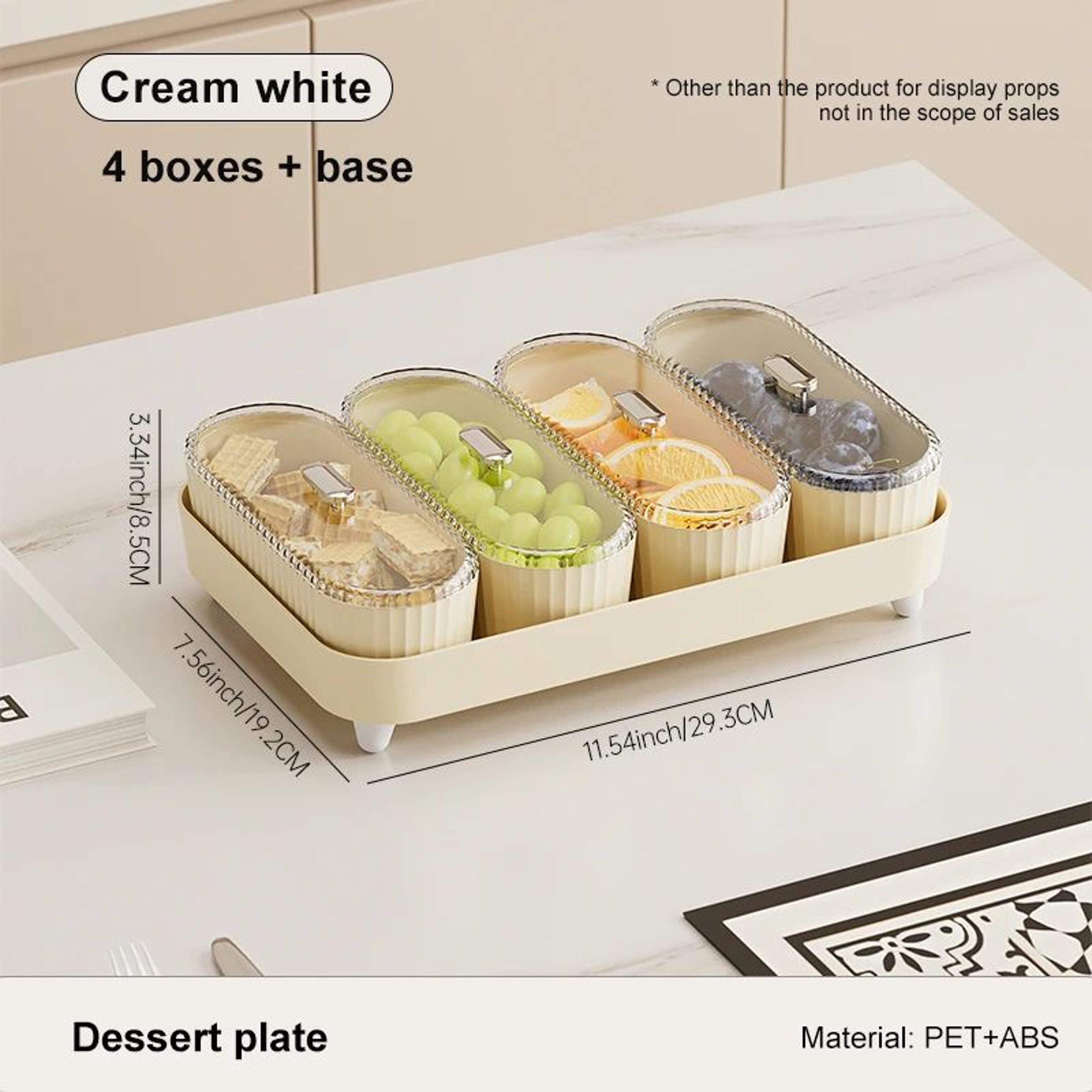 Modern Covered Fruit  Snack Serving Bowl  Decorative Dry Fruit Storage Container With Lid 5