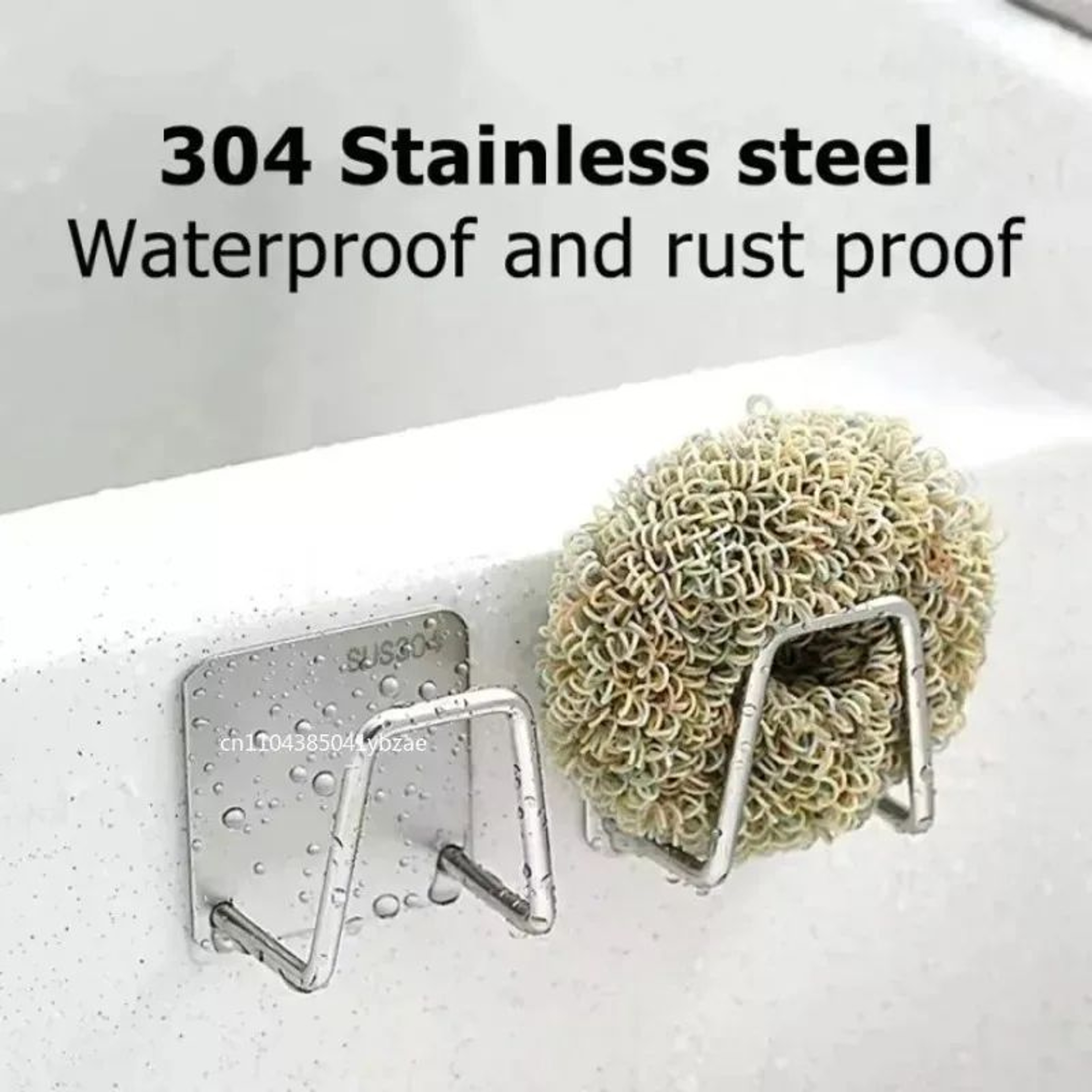 Stainless Steel Sink Sponge Holder  Drain Rack For Kitchen Sinks 3