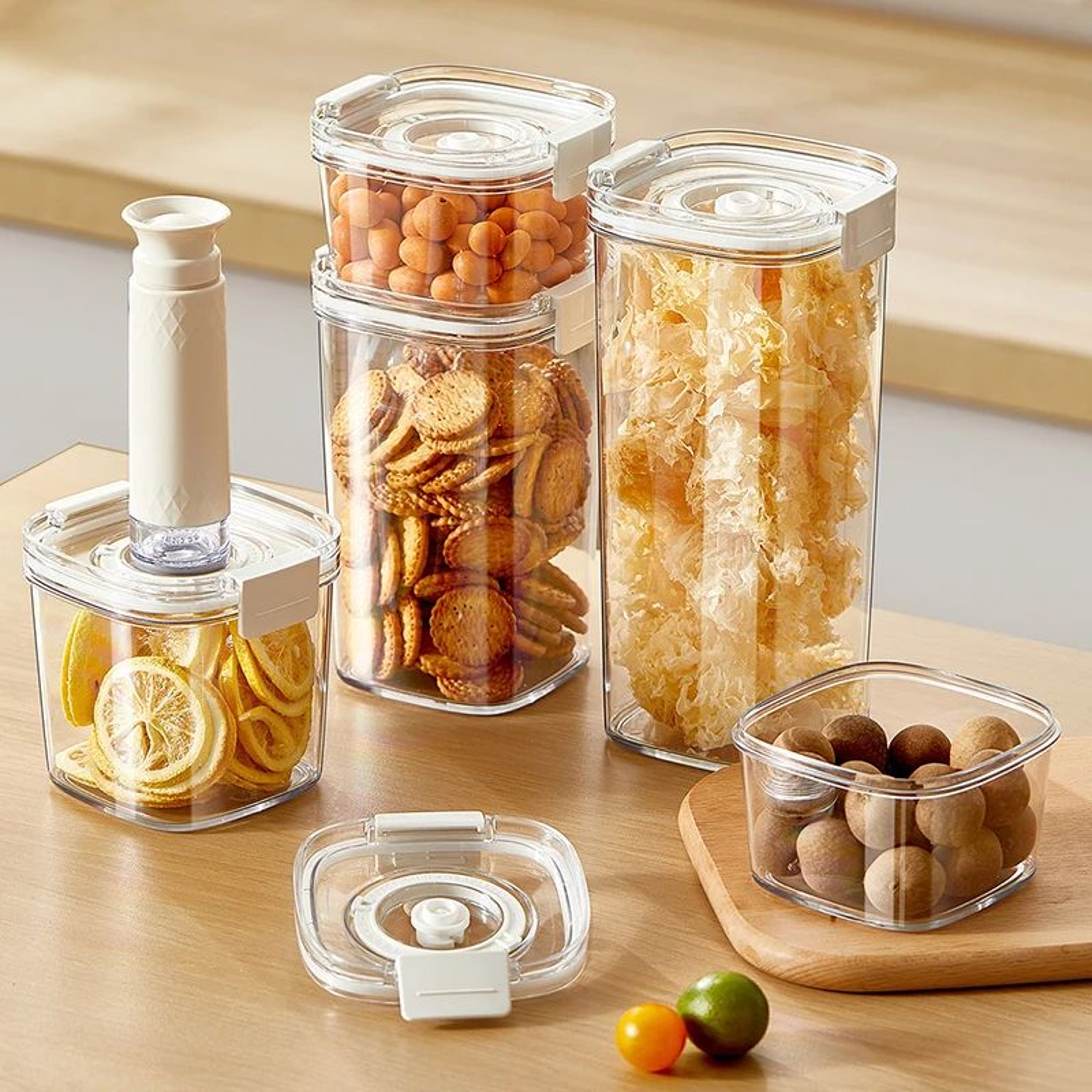 FreshLock Vacuum Coffee Bean Storage Canister 2