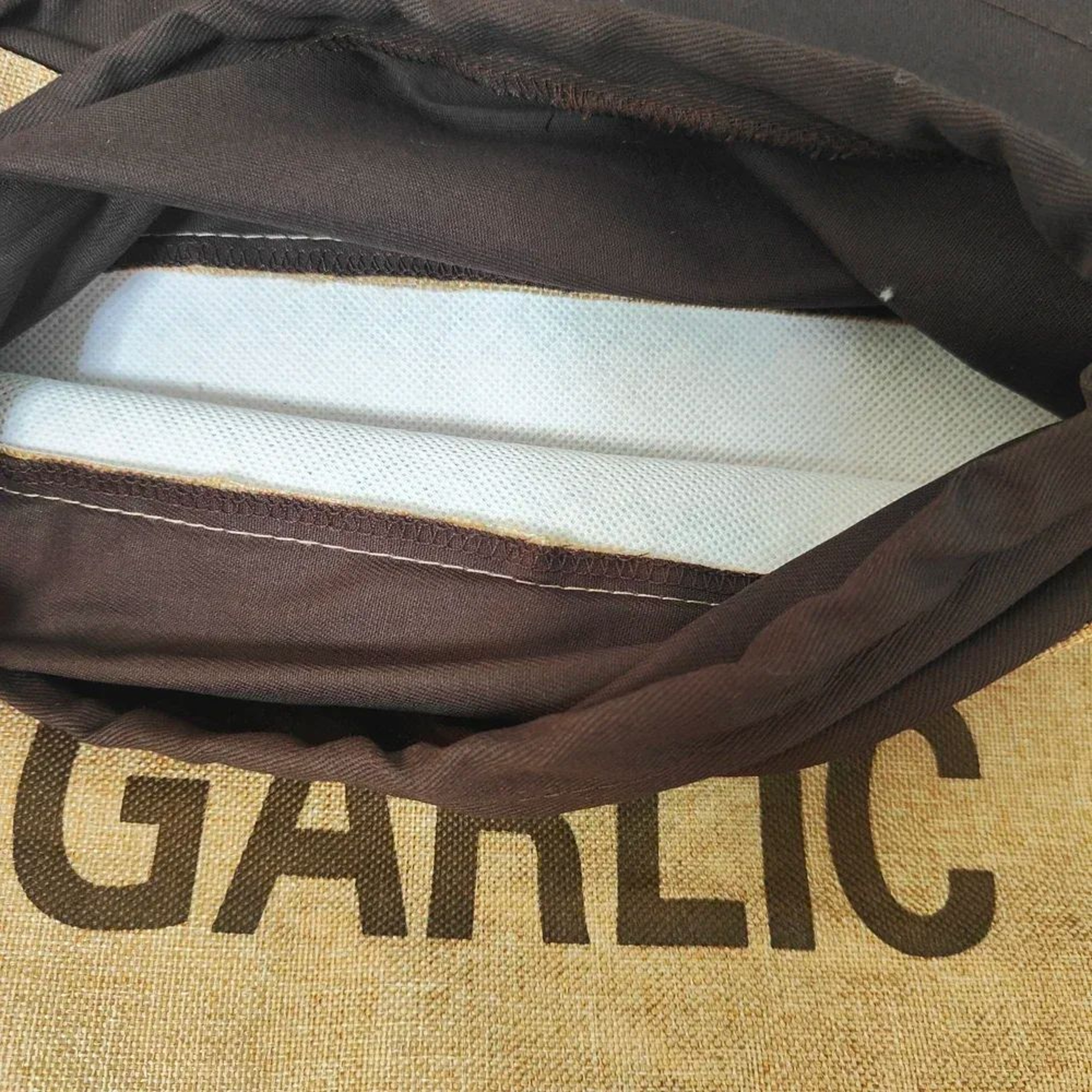 Rustic Jute Potato Storage Bag For Onions Garlic  Bread  Breathable Vegetable Storage Bag Organizer 5