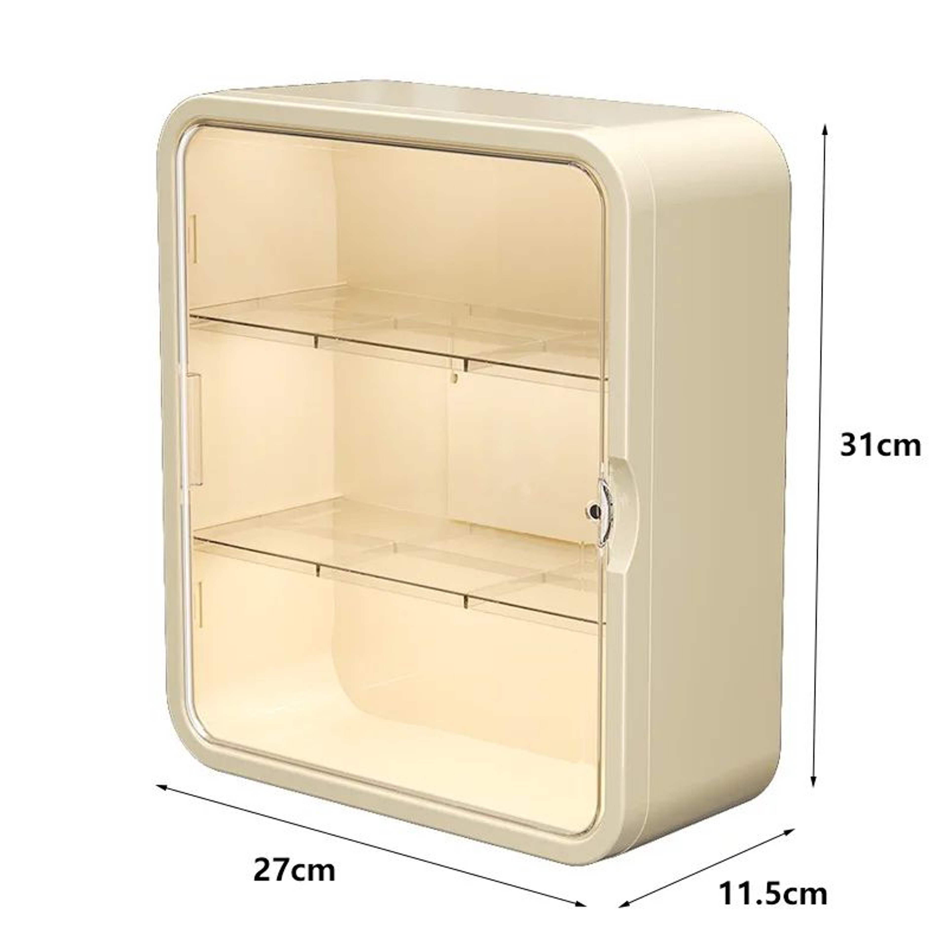 Wall Mounted Medicine Cabinet  MultiLayer Storage Organizer Rack 4