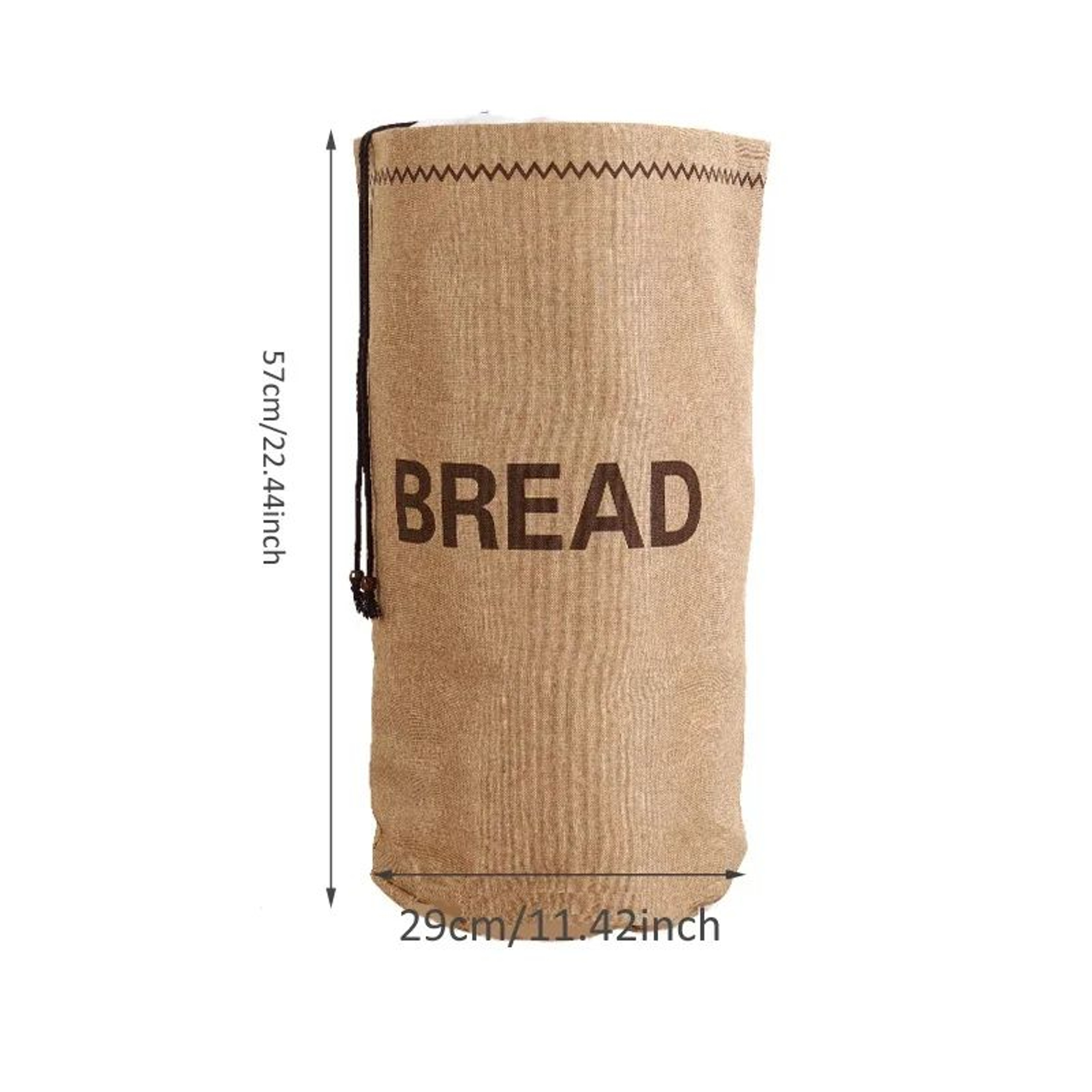 Rustic Burlap Potato Storage Bag With Drawstring For Garlic Onions  Bread 10