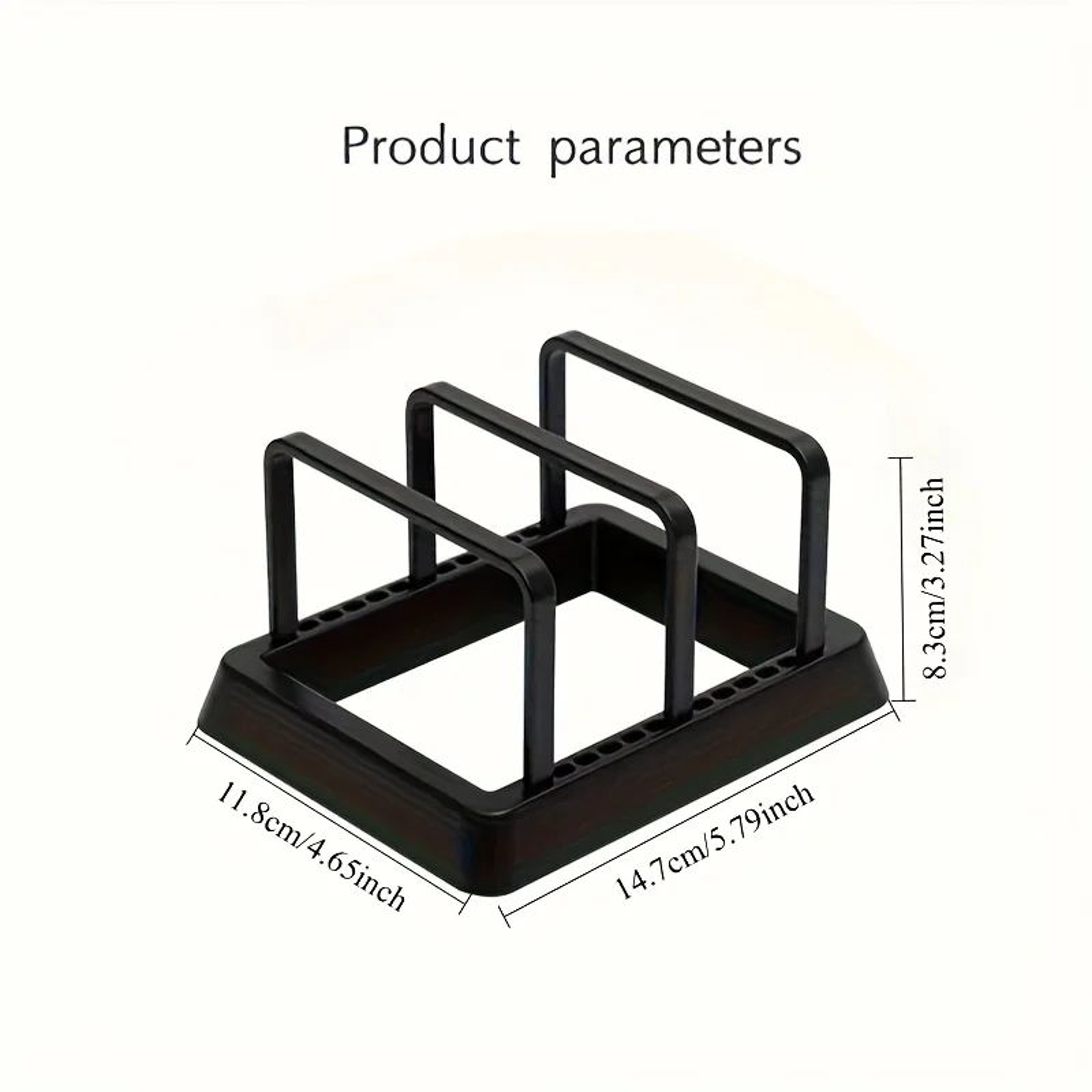 Space Saving Pot Lid Organizer Rack for Pots Pans Cutting Boards – view 7