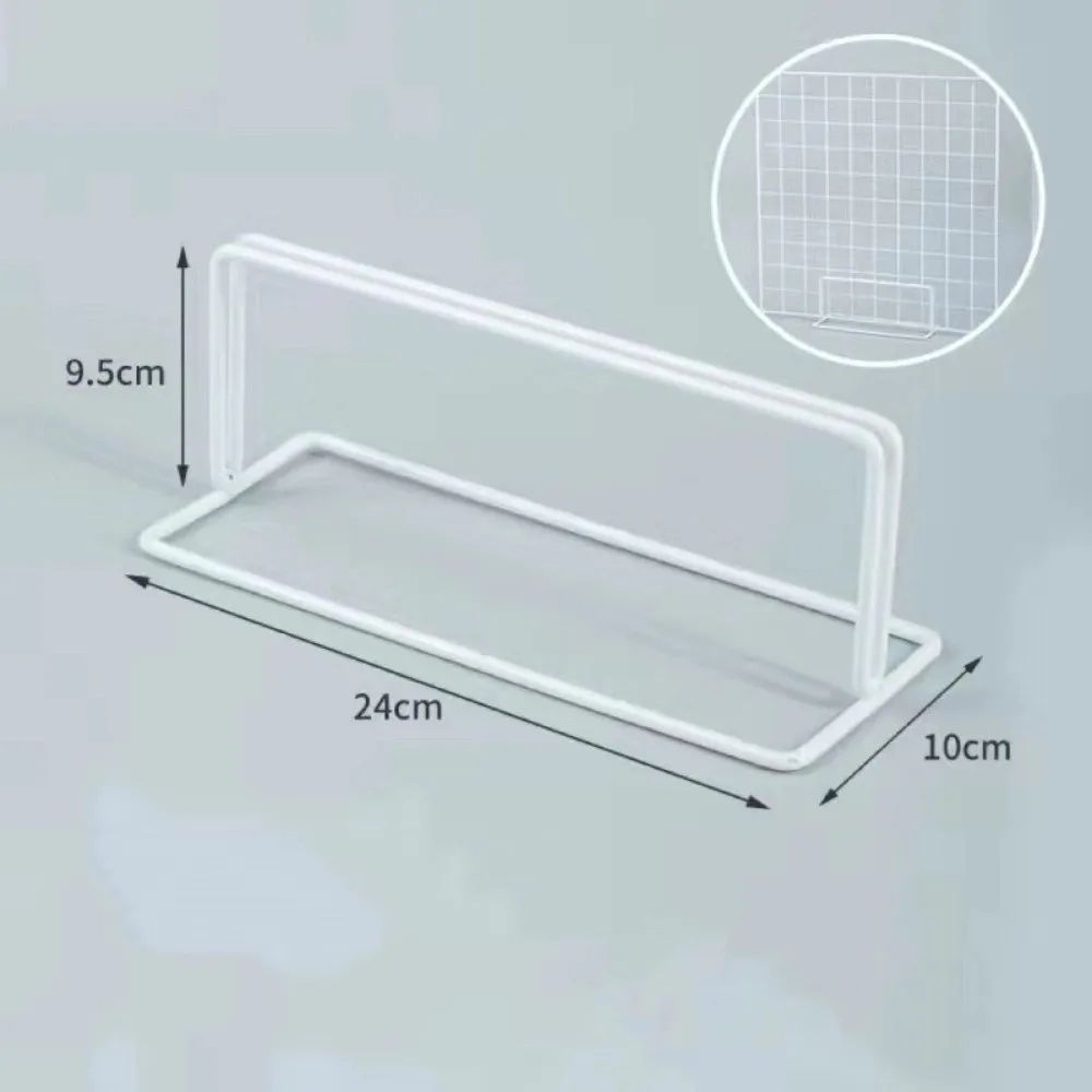 Modern Grid Panel Display Hooks Metal Grid Wall Display Brackets For Photo Art And Jewelry Booths 10
