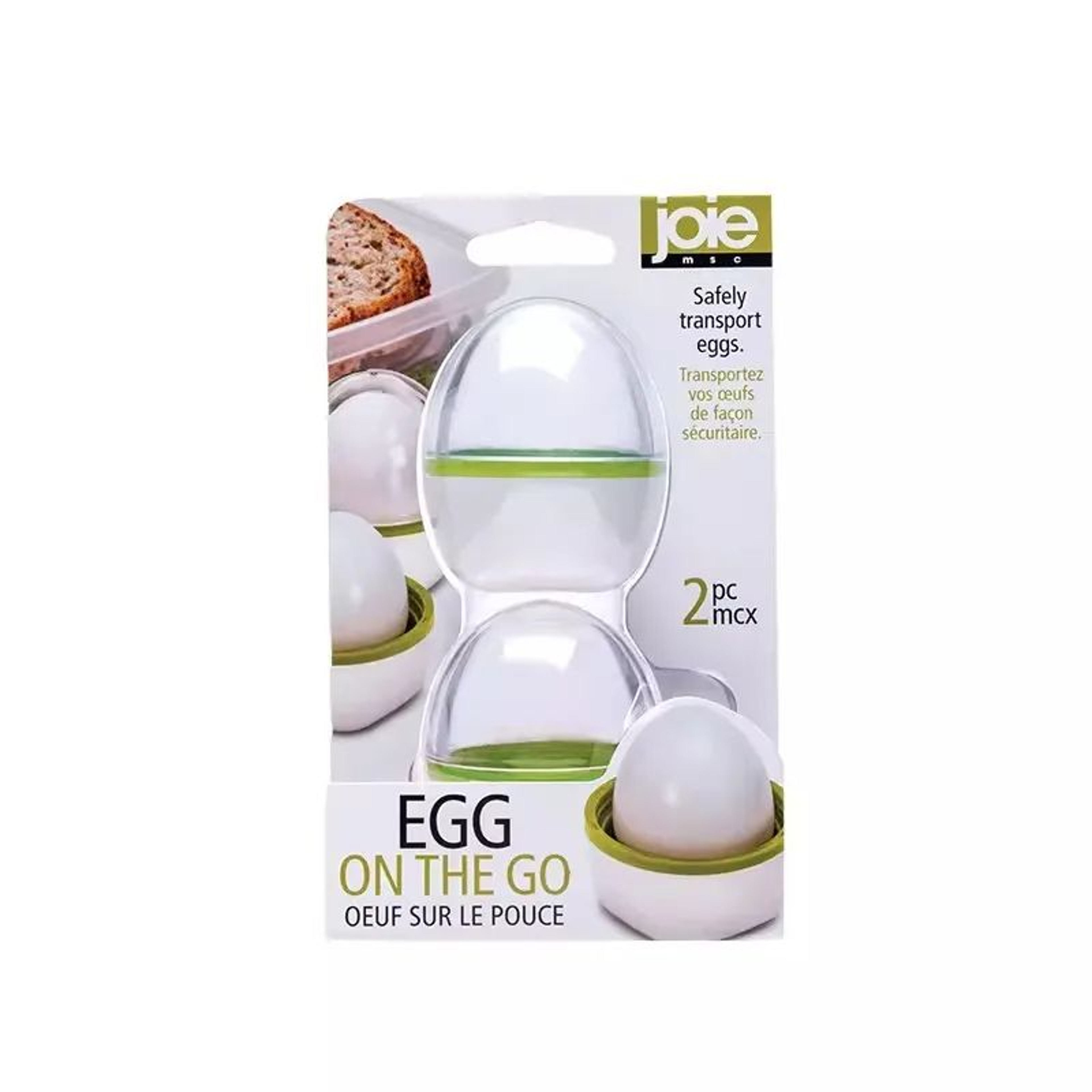 Joie Portable Egg Holder 2 Pack Egg Storage Container For Travel Camping Lunch Box 8