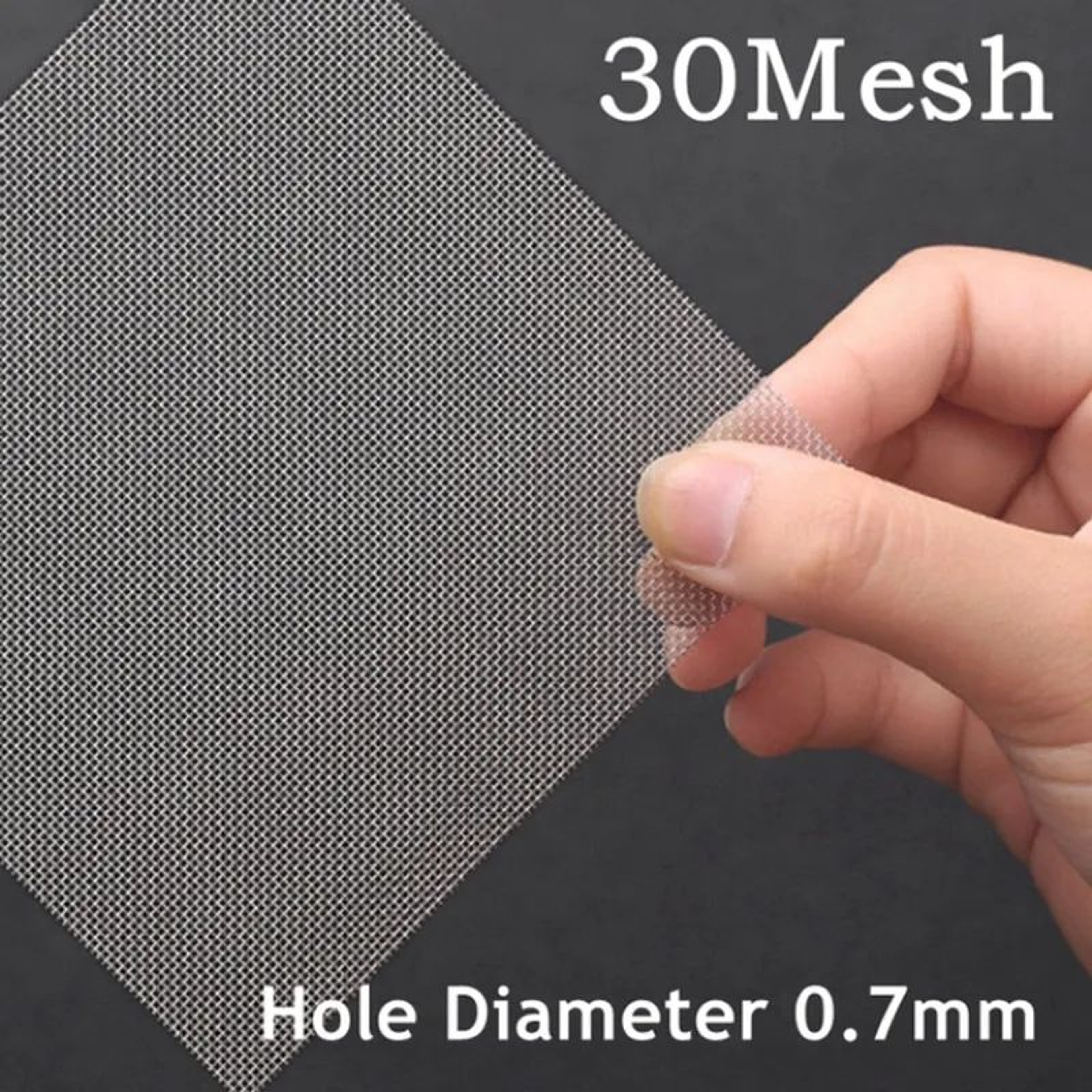 30 X 30 Cm Stainless Steel Wire Mesh Filter Screen 304 Woven Filtration Sheet 10