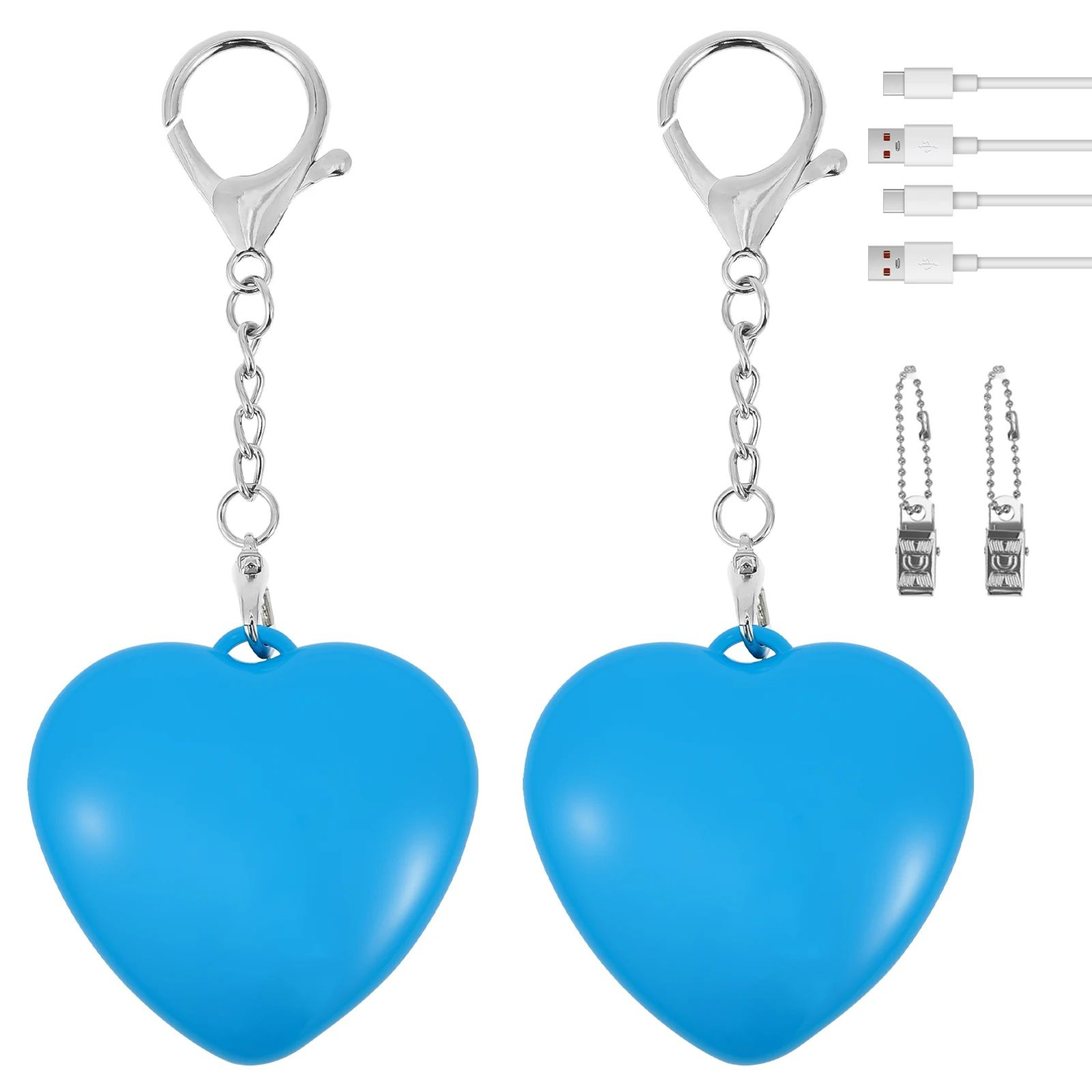 2 Pack LED Purse Light Automatic Sensor Handbag Light Heart Shape Purse Lamp 10