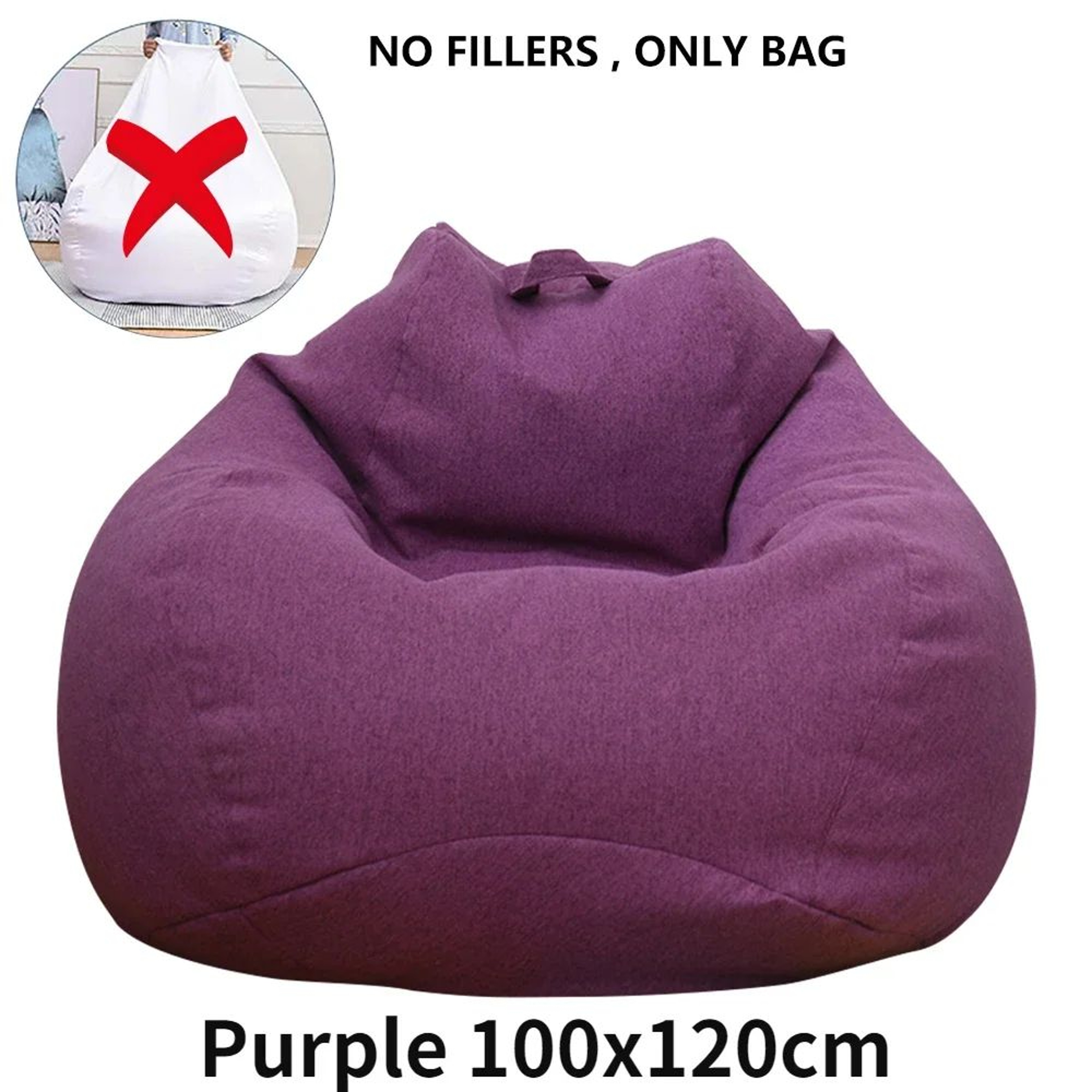 Luxury Bean Bag Chair Cover Washable Bean Bag Sofa Cover Replacement For Adults And Kids Without Fi 7