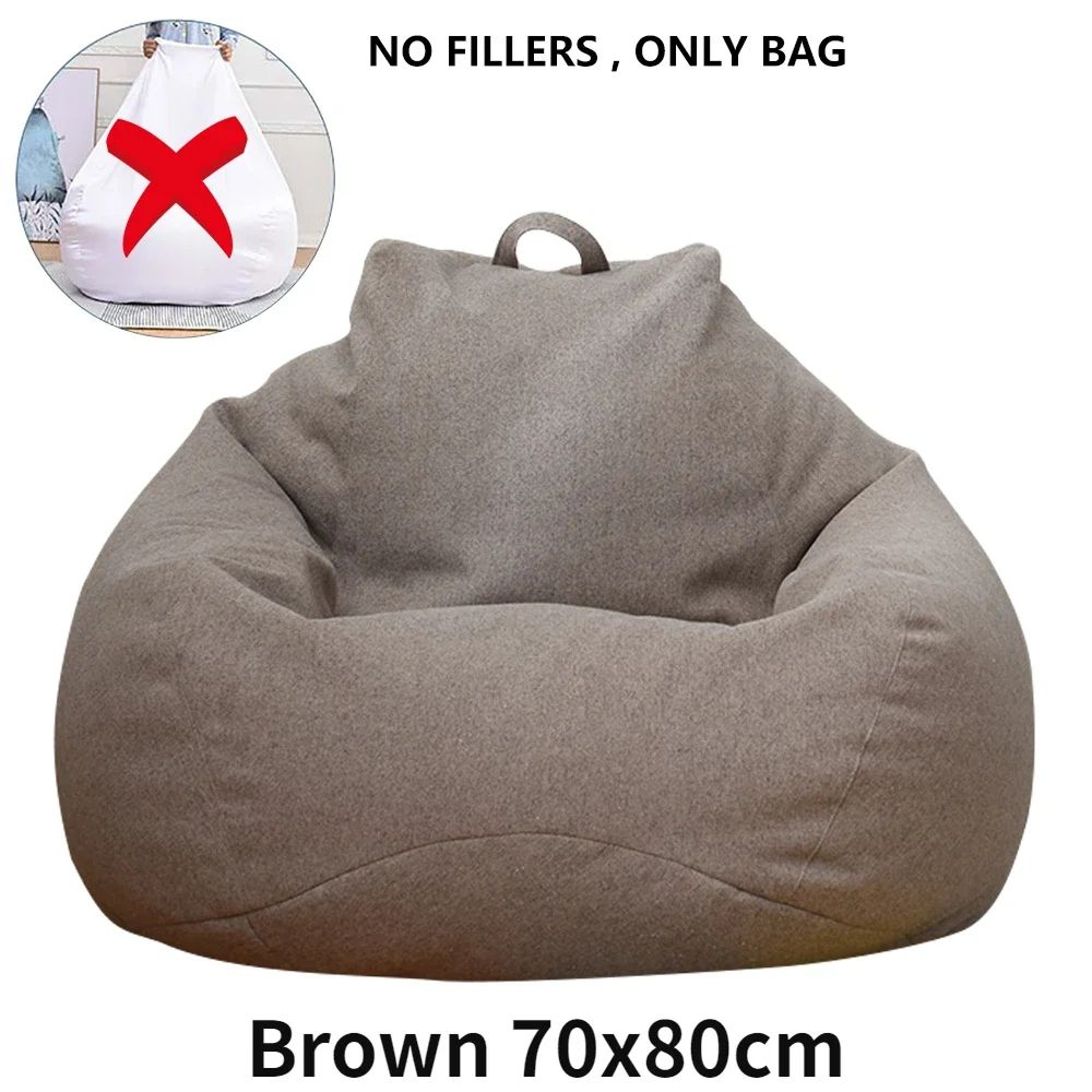Luxury Bean Bag Chair Cover Washable Bean Bag Sofa Cover Replacement For Adults And Kids Without Fi 10