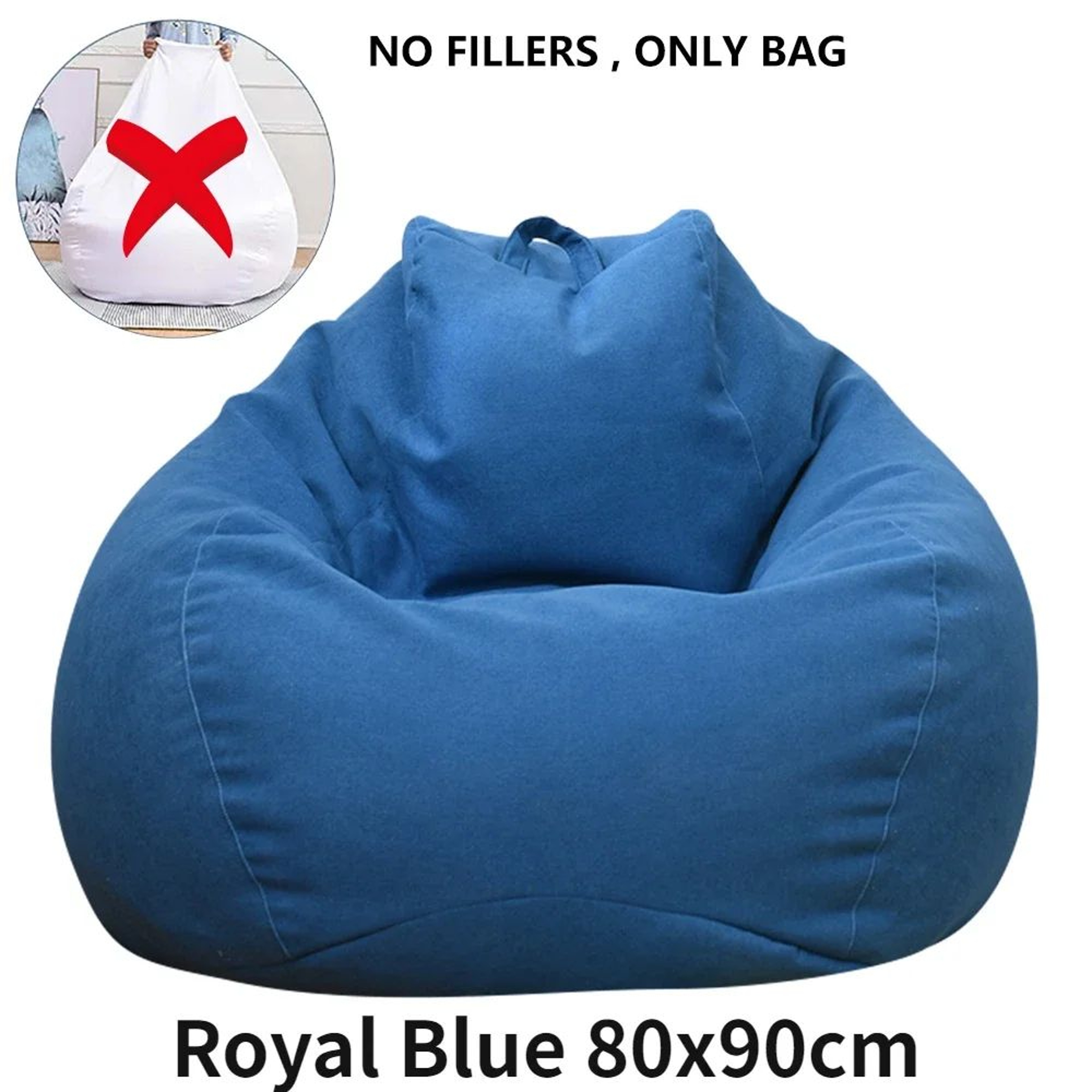 Luxury Bean Bag Chair Cover Washable Bean Bag Sofa Cover Replacement For Adults And Kids Without Fi 12