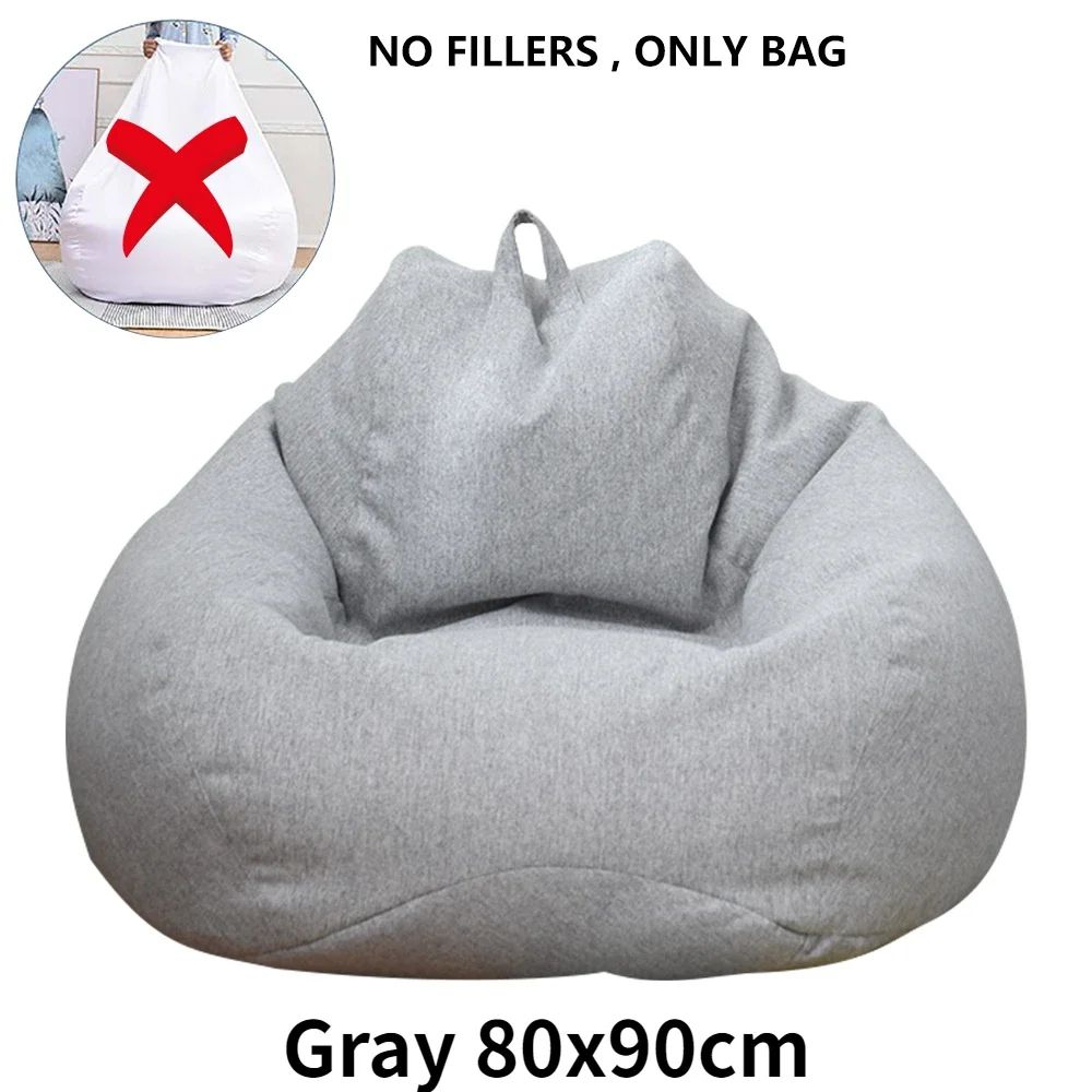 Luxury Bean Bag Chair Cover Washable Bean Bag Sofa Cover Replacement For Adults And Kids Without Fi 15