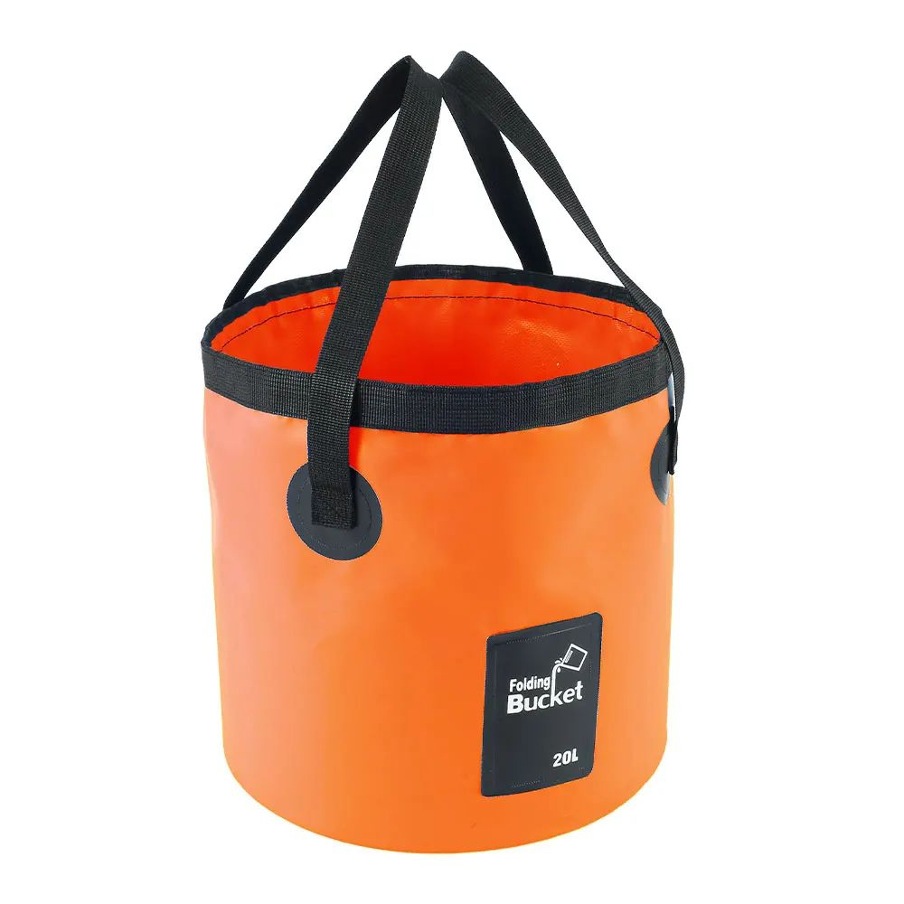20L Collapsible Camping Water Bucket Portable Waterproof Folding Water Container 7