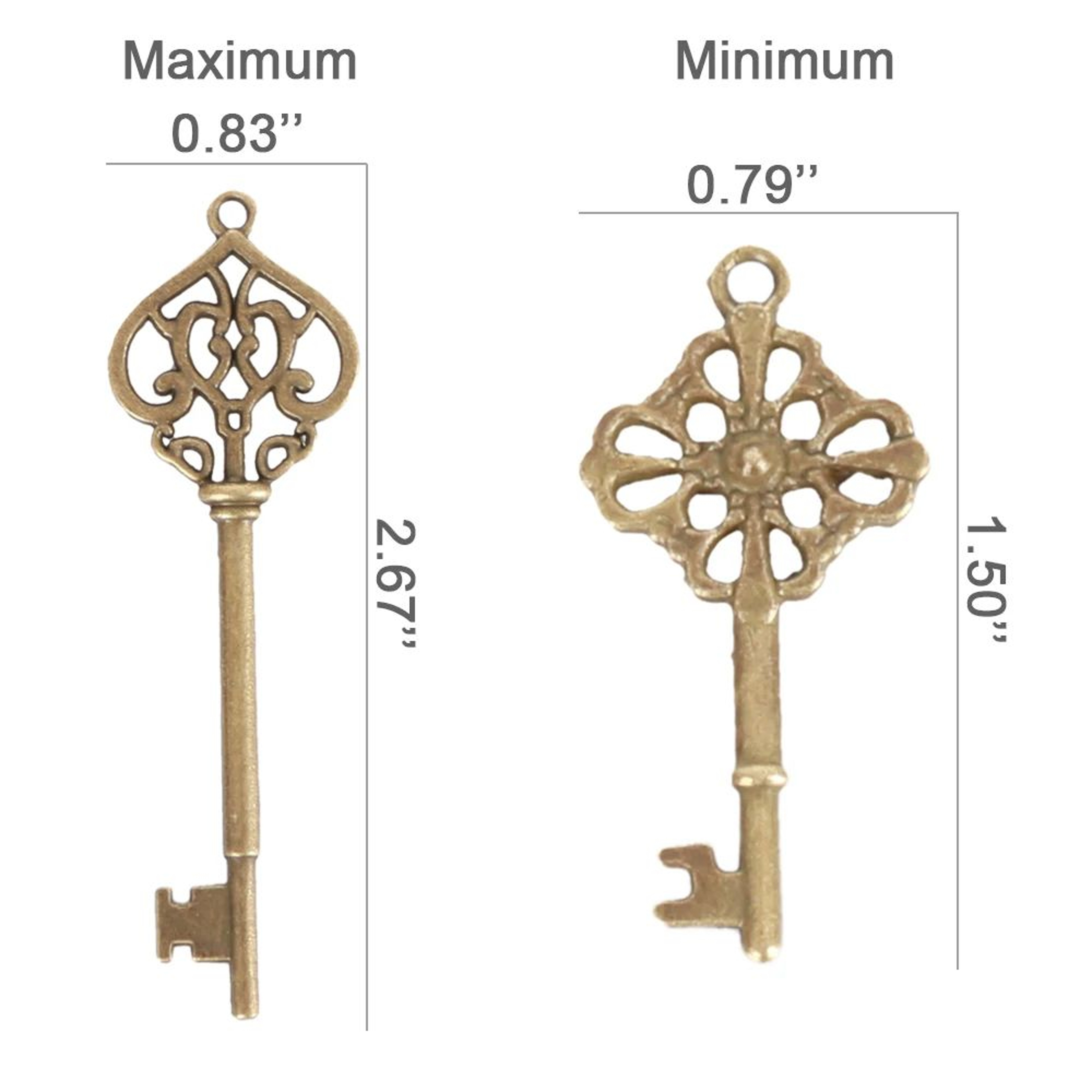 Vintage Skeleton Key Bottle Opener Wedding Favors Set With Personalized Cards 40 Pack 3