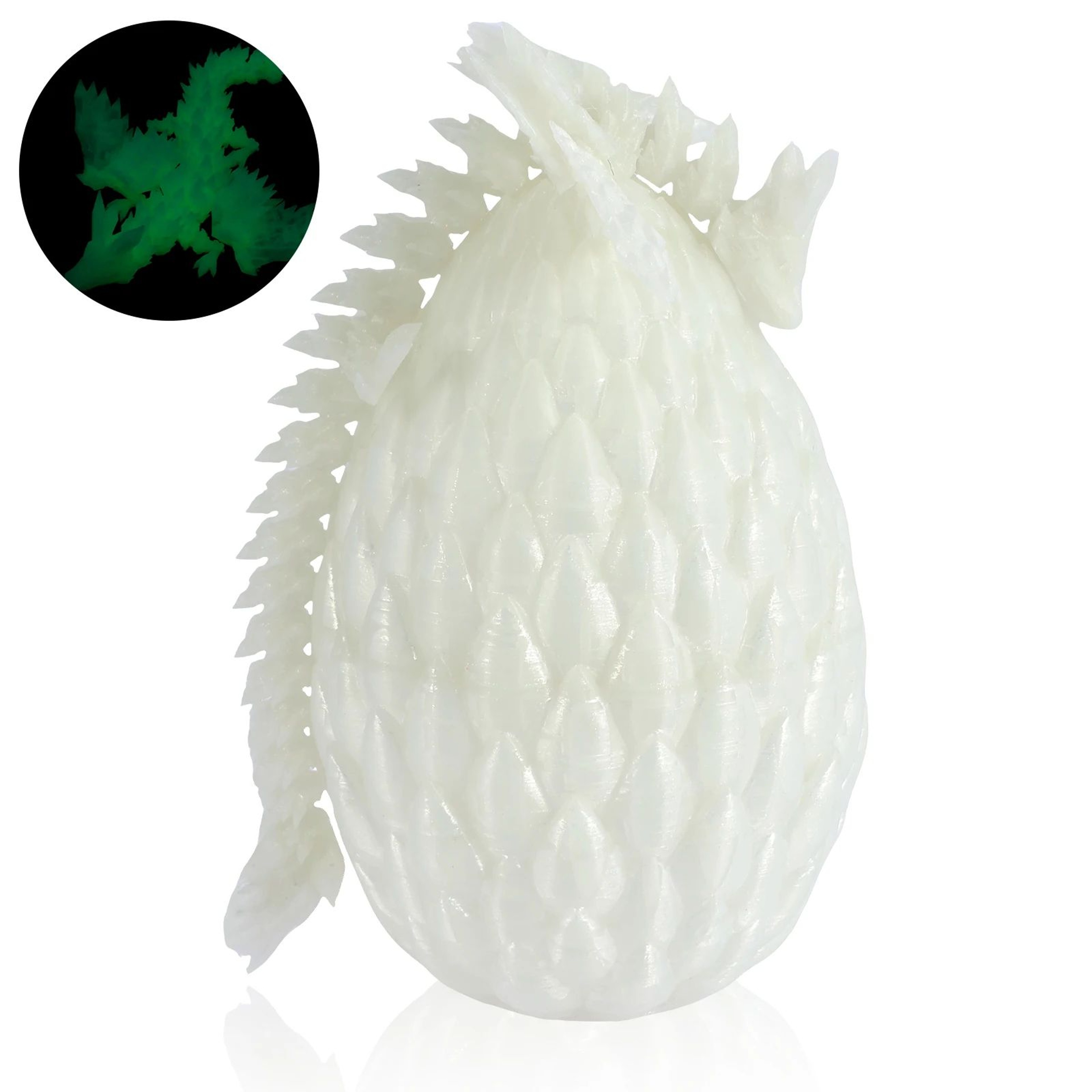 Articulated 3D Printed Dragon Toy With Dragon Egg Flexible Fantasy Collectible Display Figure 9